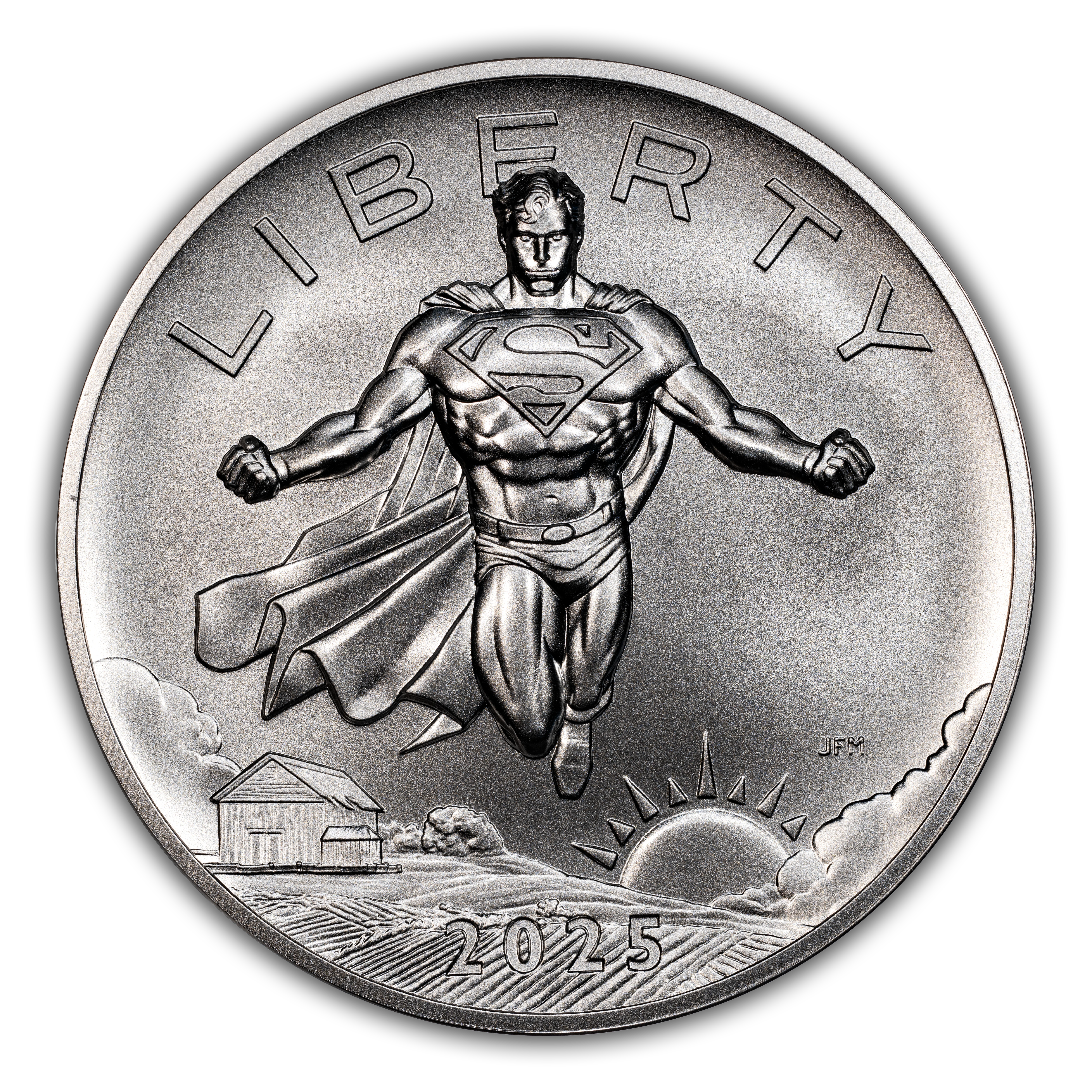 2025 Medal Silver 2.5oz, Superman MS