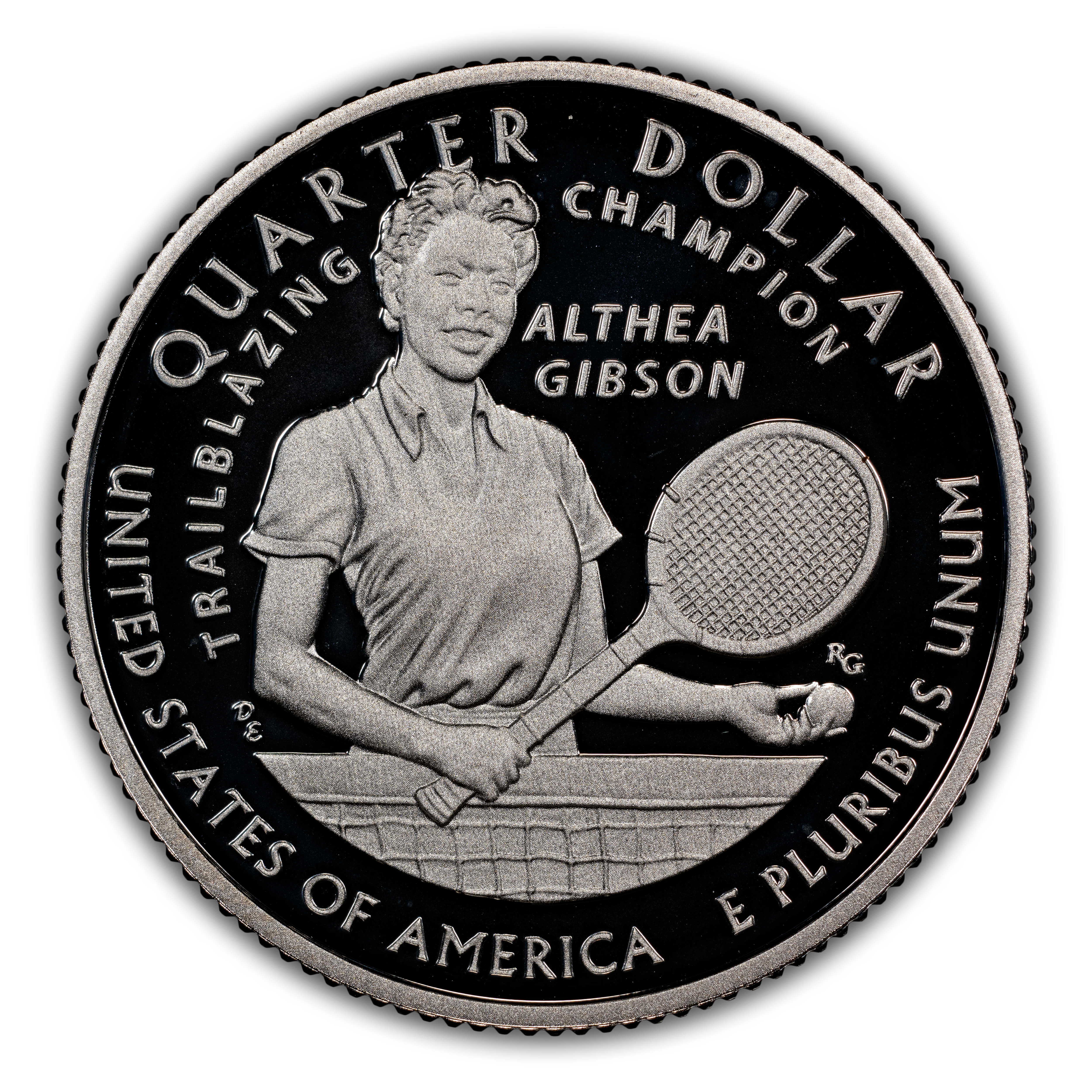 2025-S 25c Althea Gibson, Silver PR DCAM