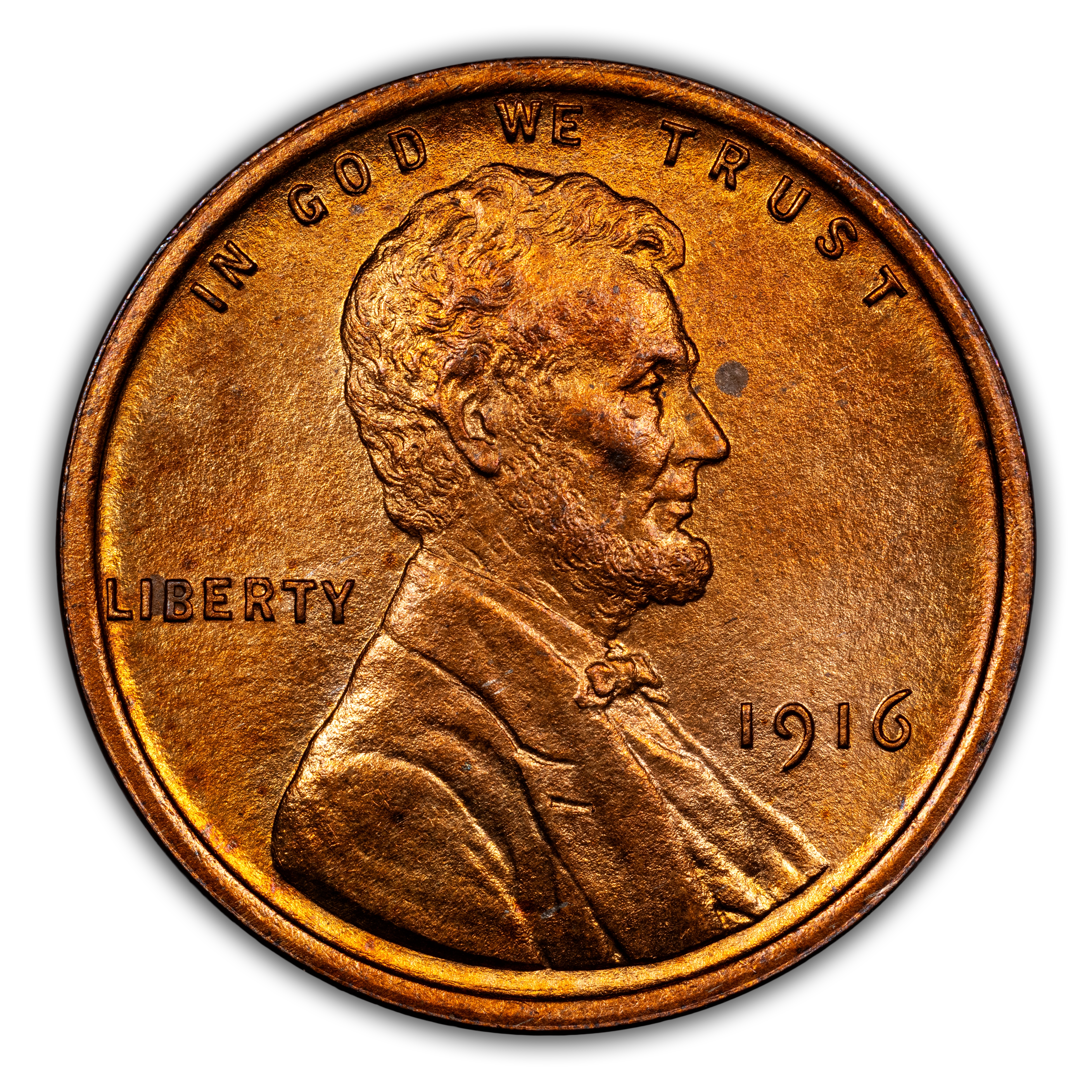 1916 1c Matte Finish PR RD