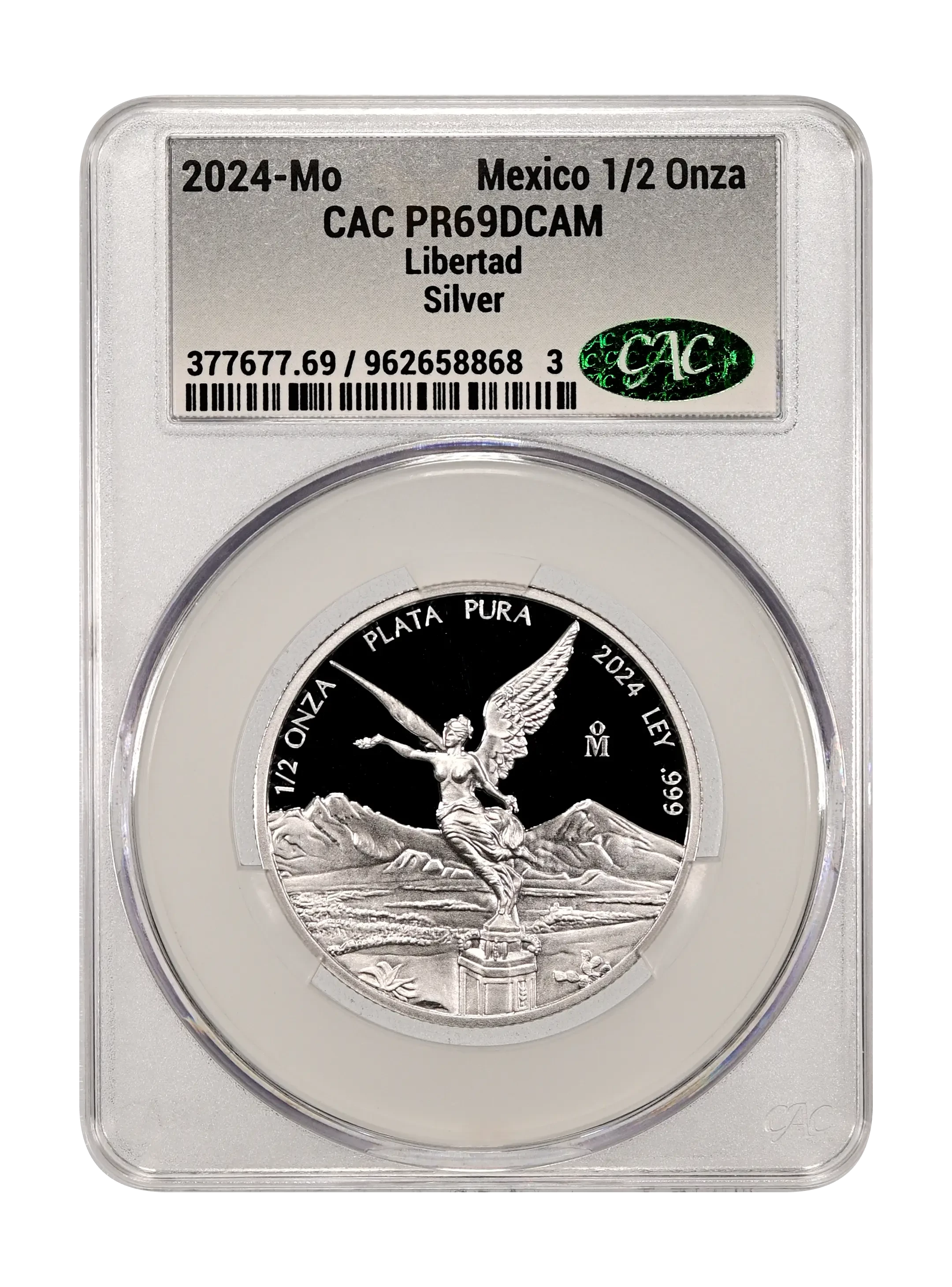 Mexico 1998 Silver 1/2 Onza Libertad, Proof Coin Values & Prices