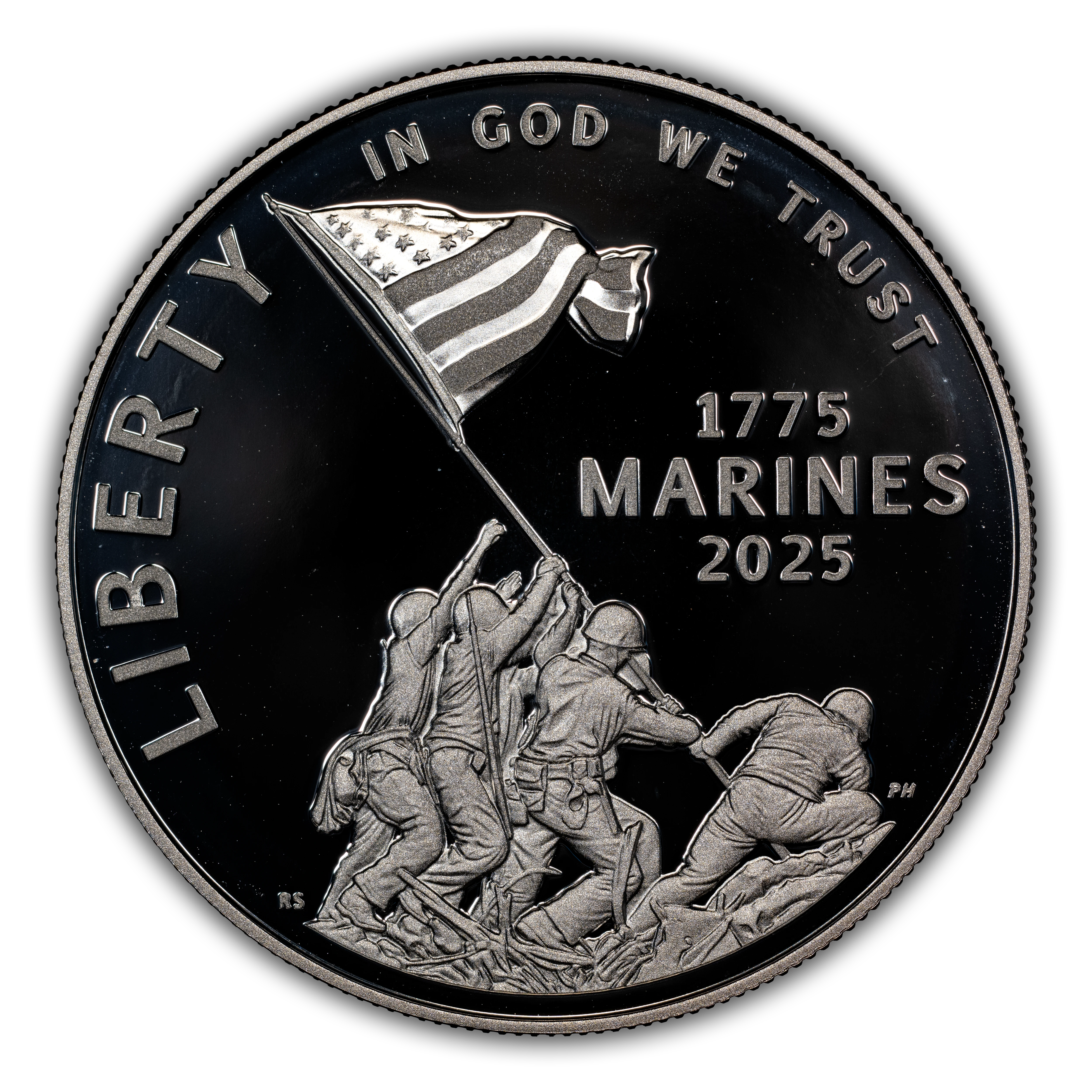 2025-P S$1 U.S. Marine Corps 250th Anniversary PR DCAM