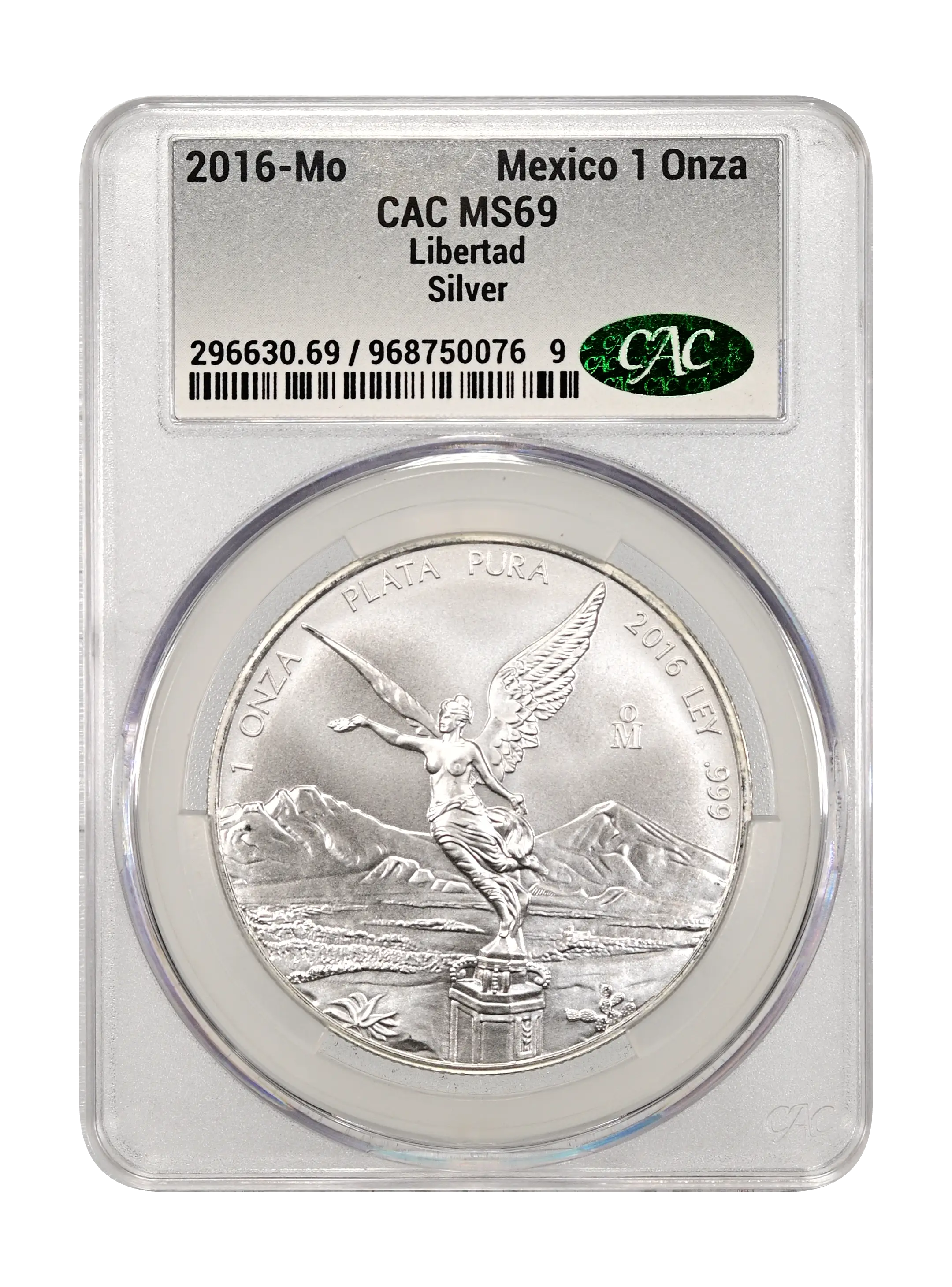2016-Mo 1 Onza Libertad, Silver MS