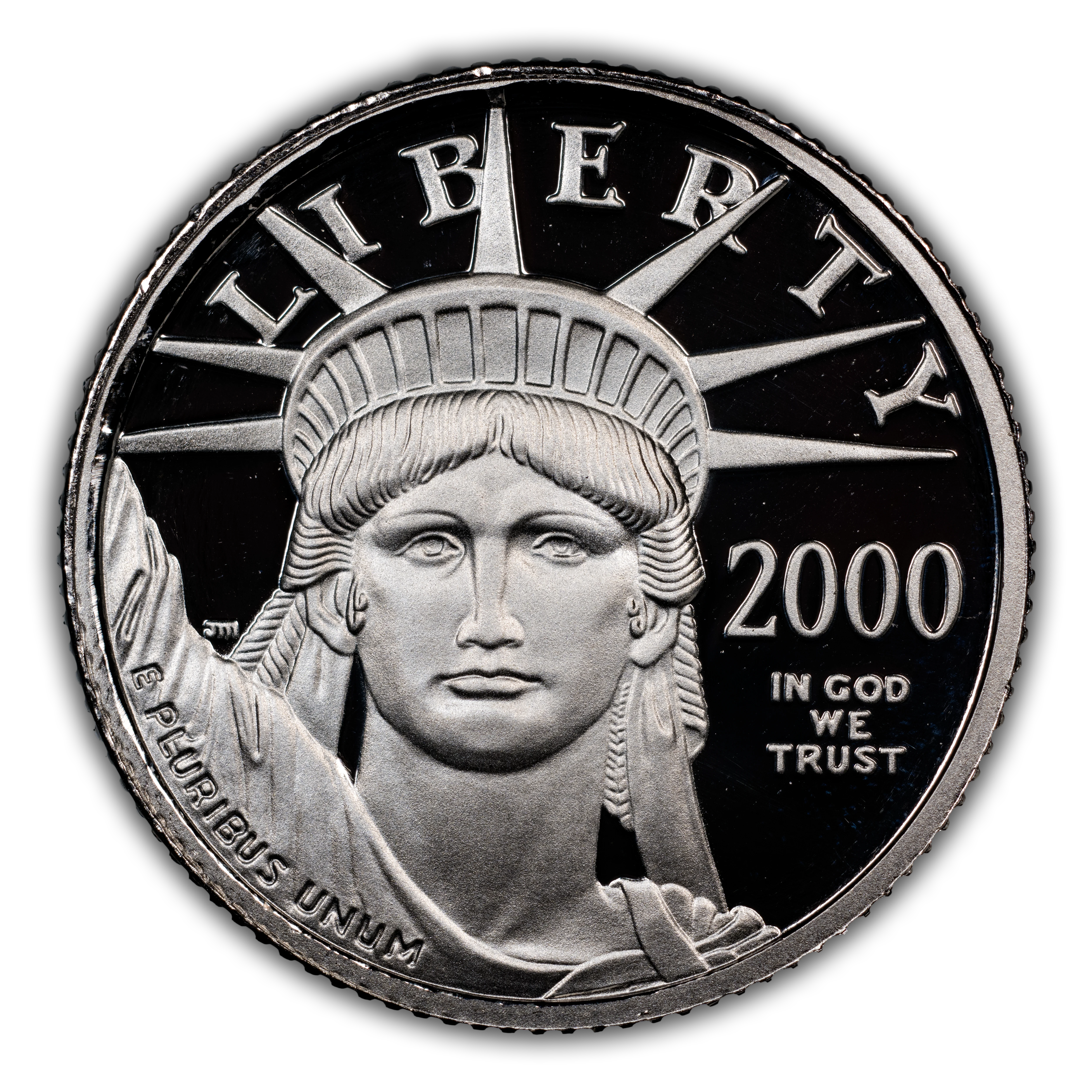 2000-W $10 Platinum Eagle PR DCAM