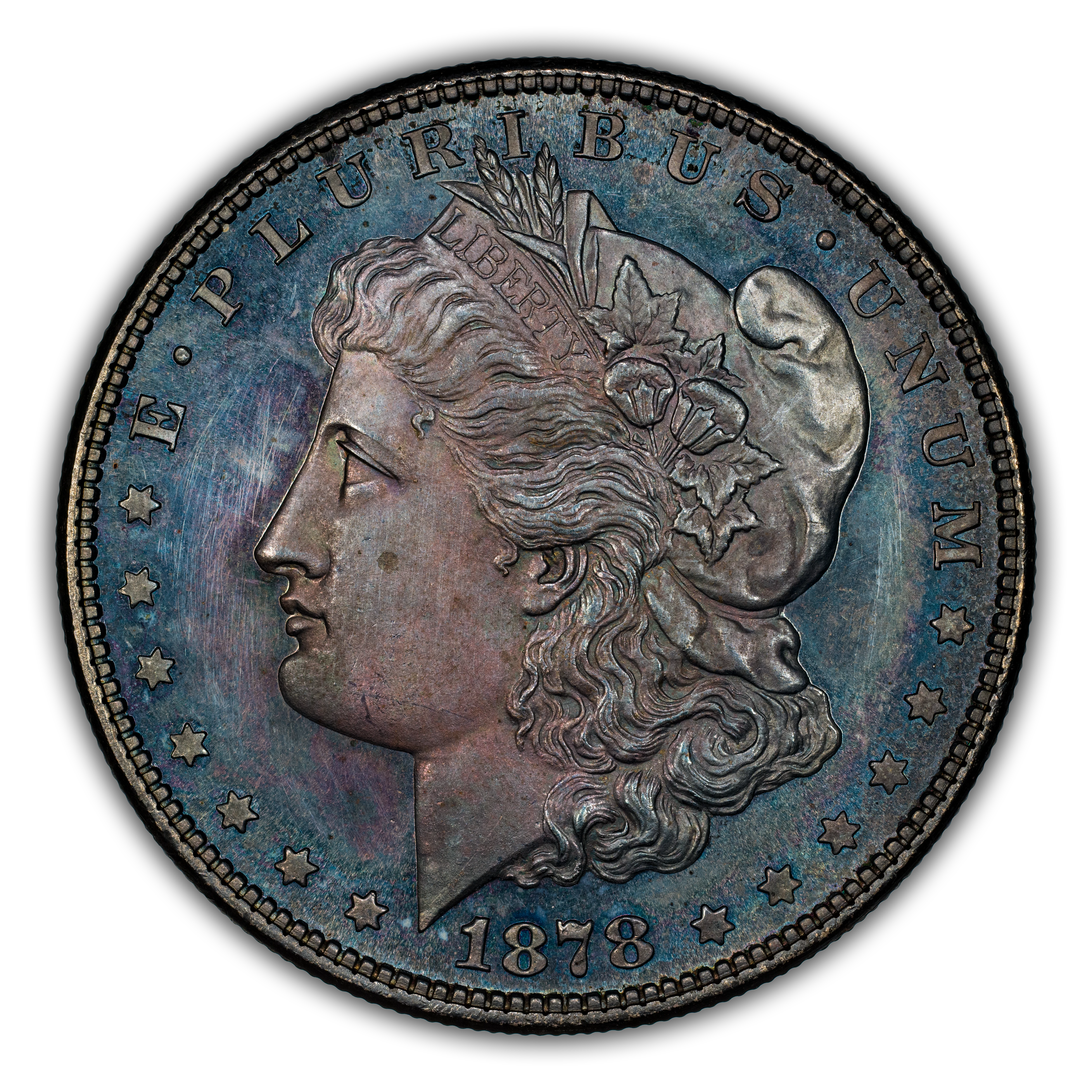 1878 8TF $1 Presentation Piece, First Die Pair, VAM-9 SP