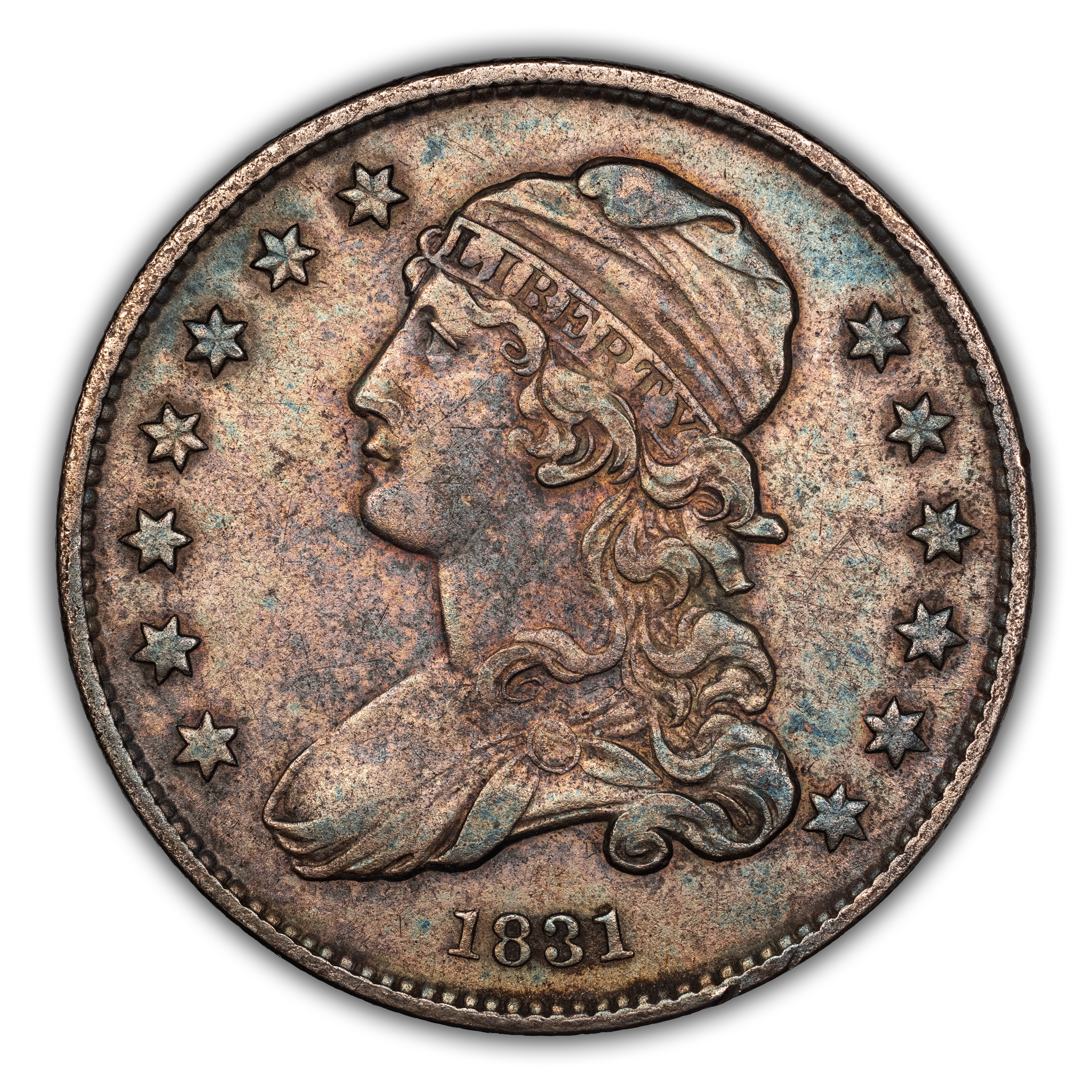 1831 25c Small Letters MS