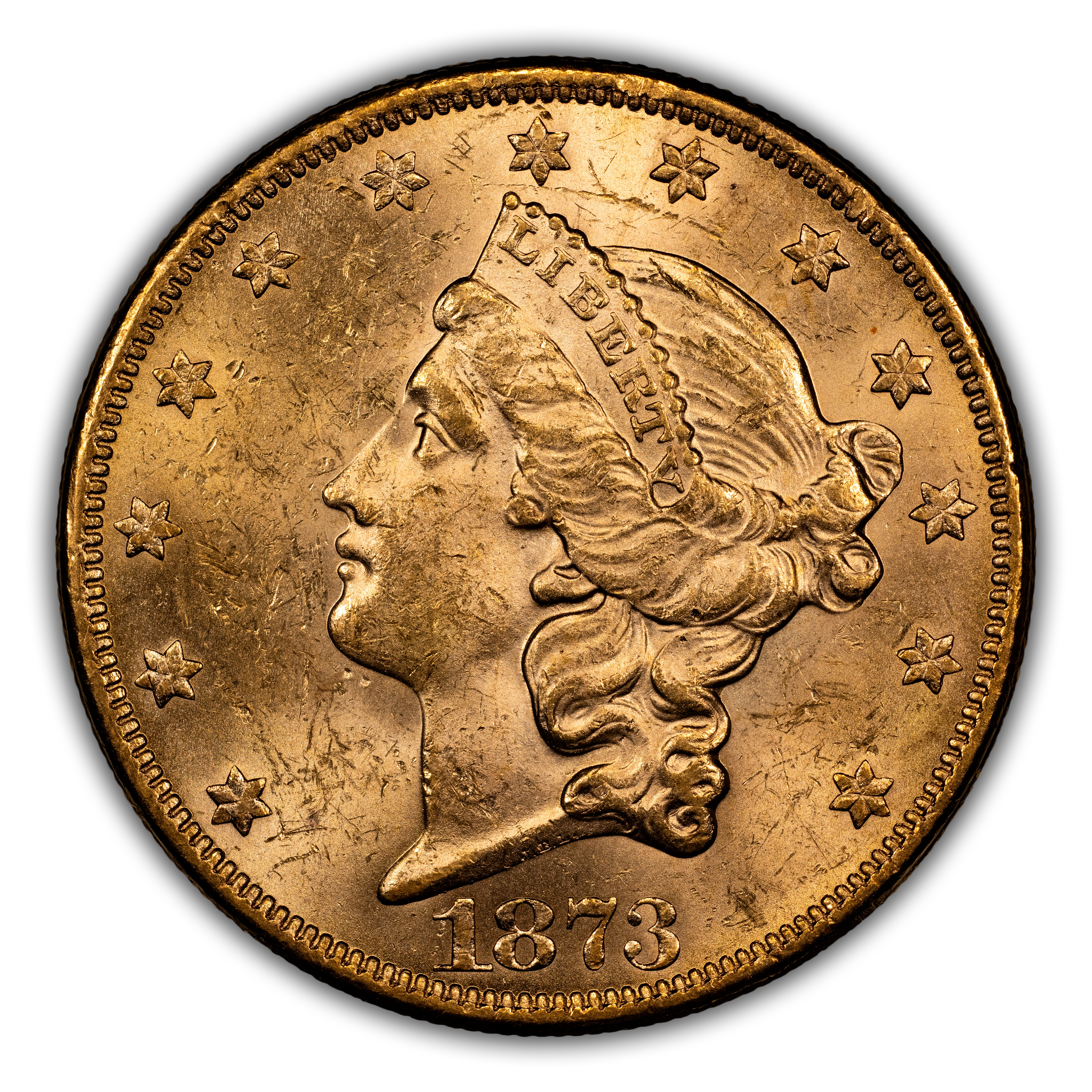 1873 $20 Open 3, DDO, FS-101 MS