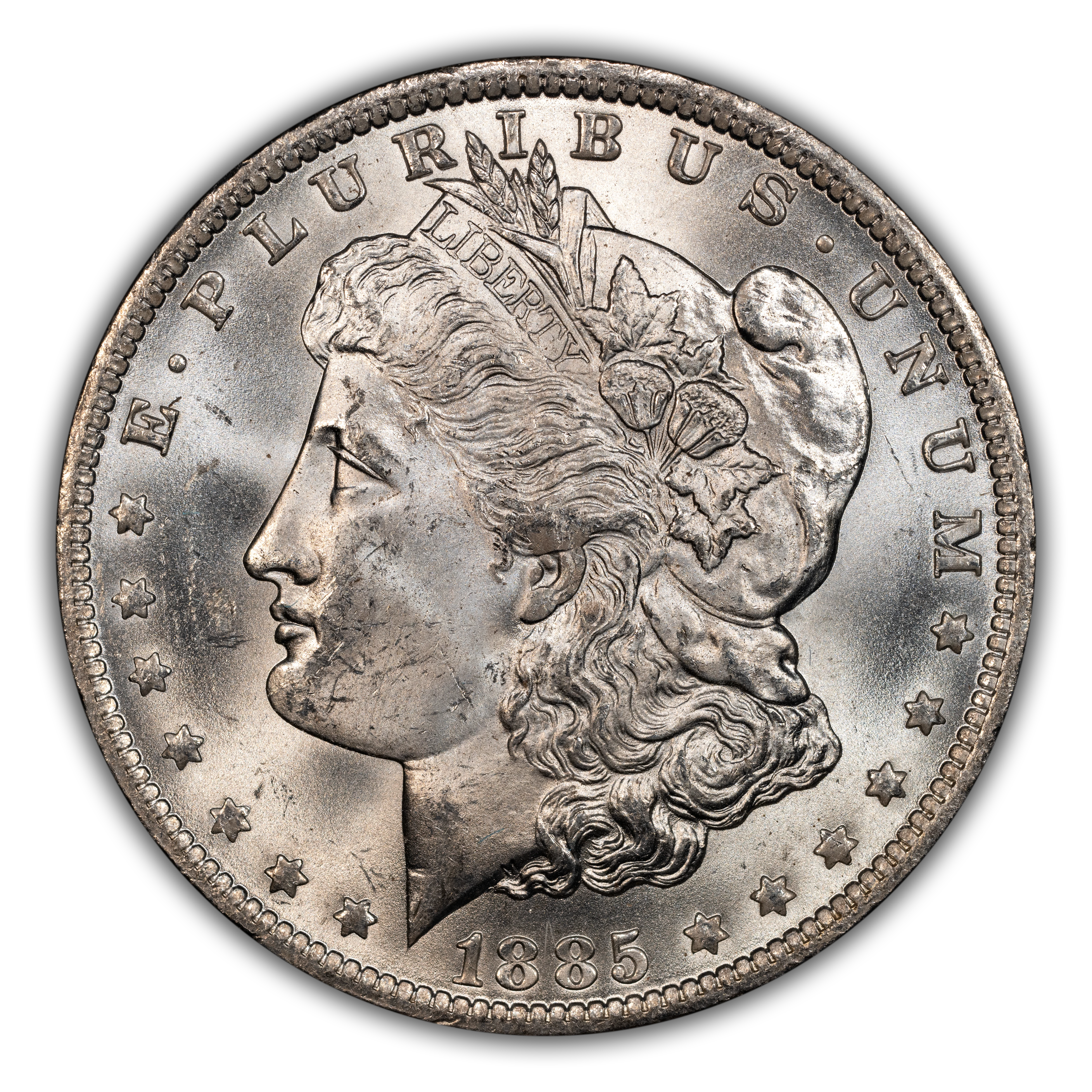 1885-O $1 GSA Hoard MS