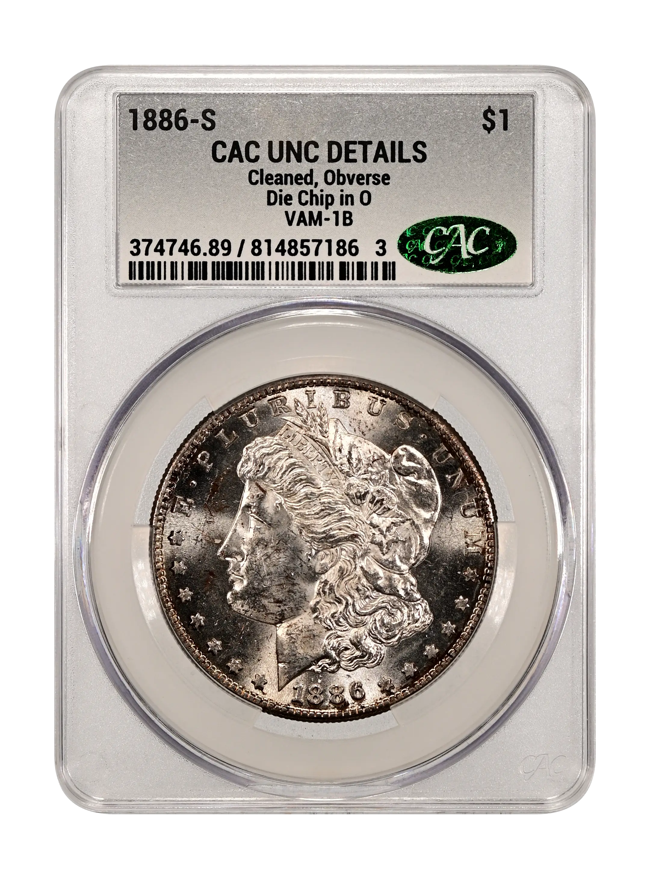 1886-S $1 VAM-1B MS
