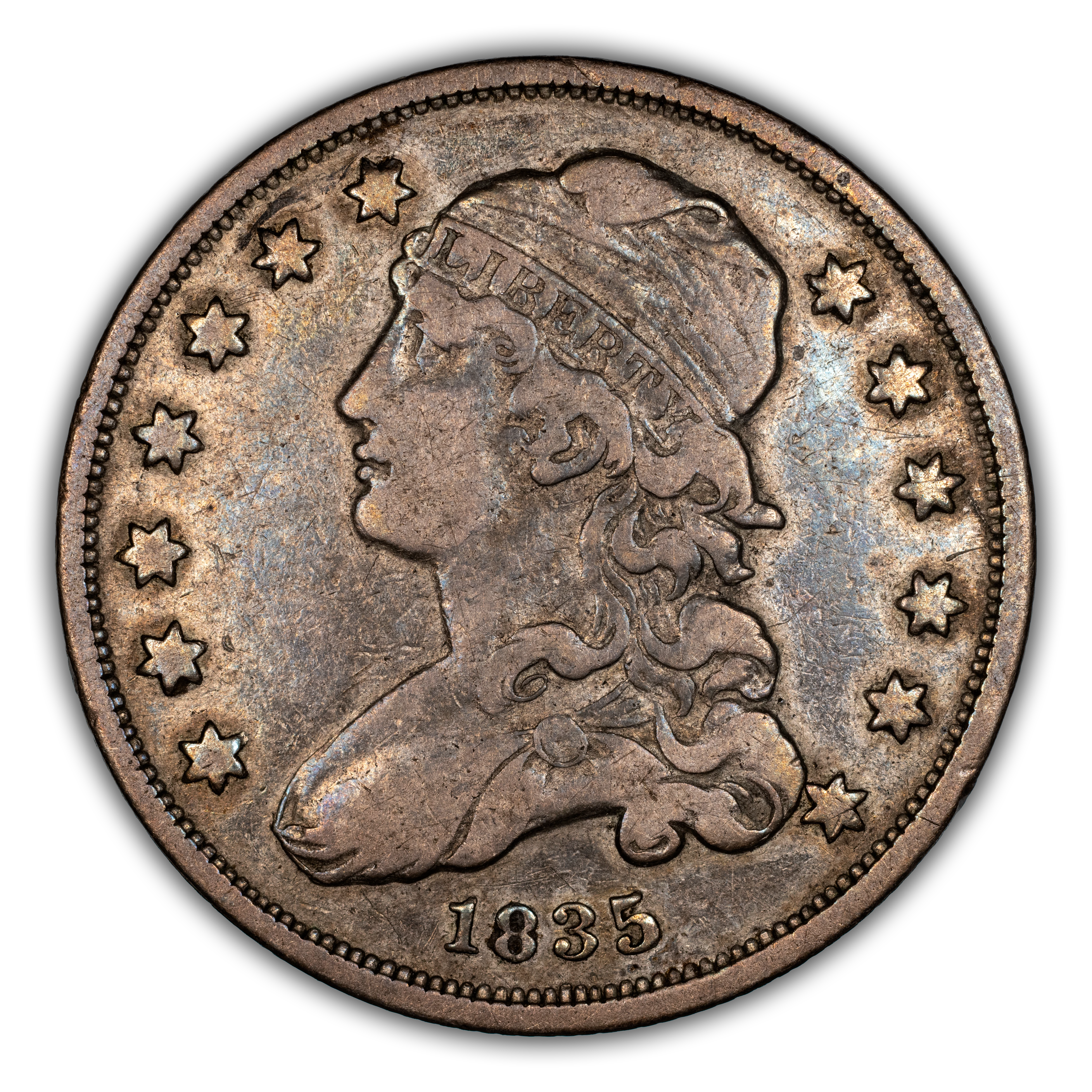 1835 25c MS