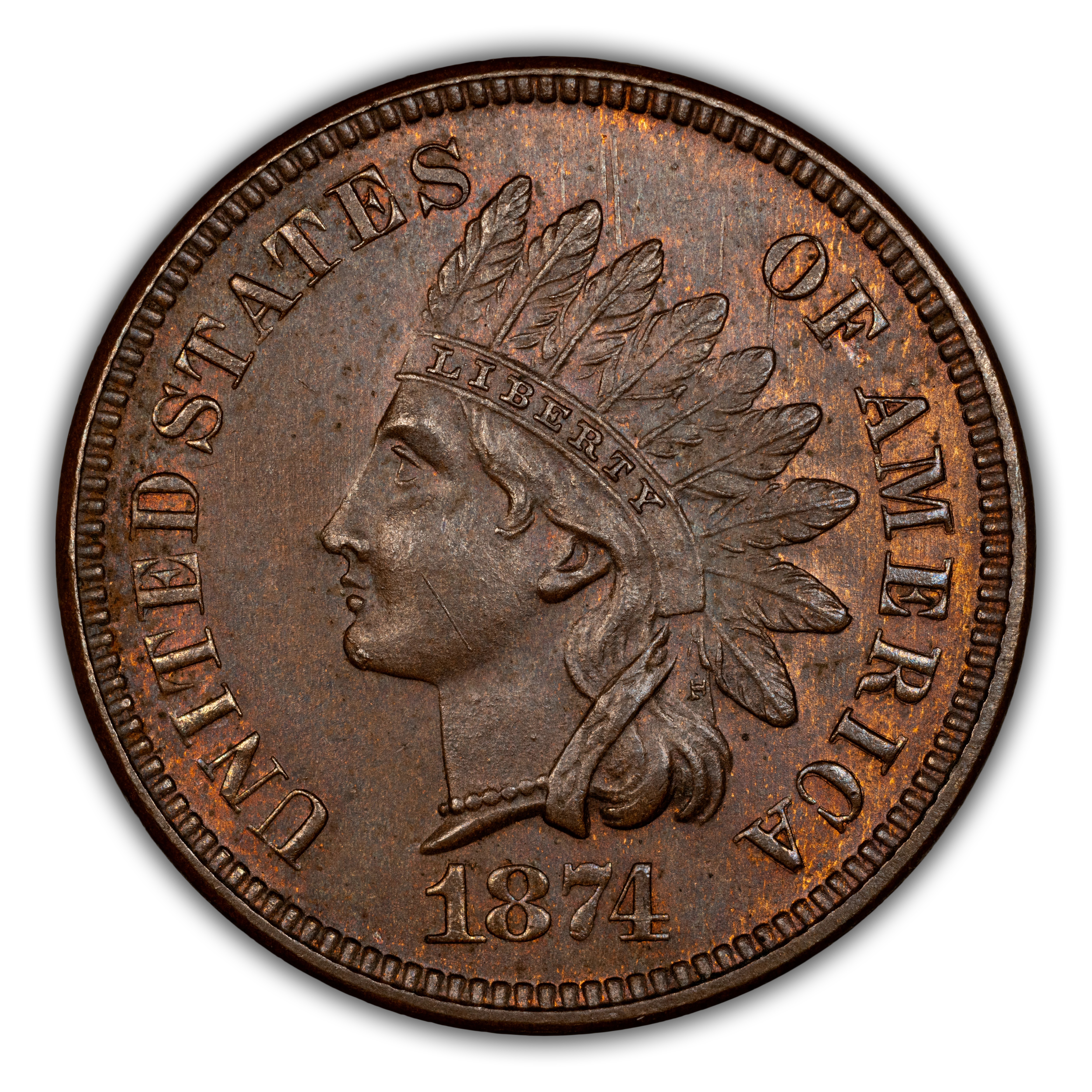 1874 1c MS BN