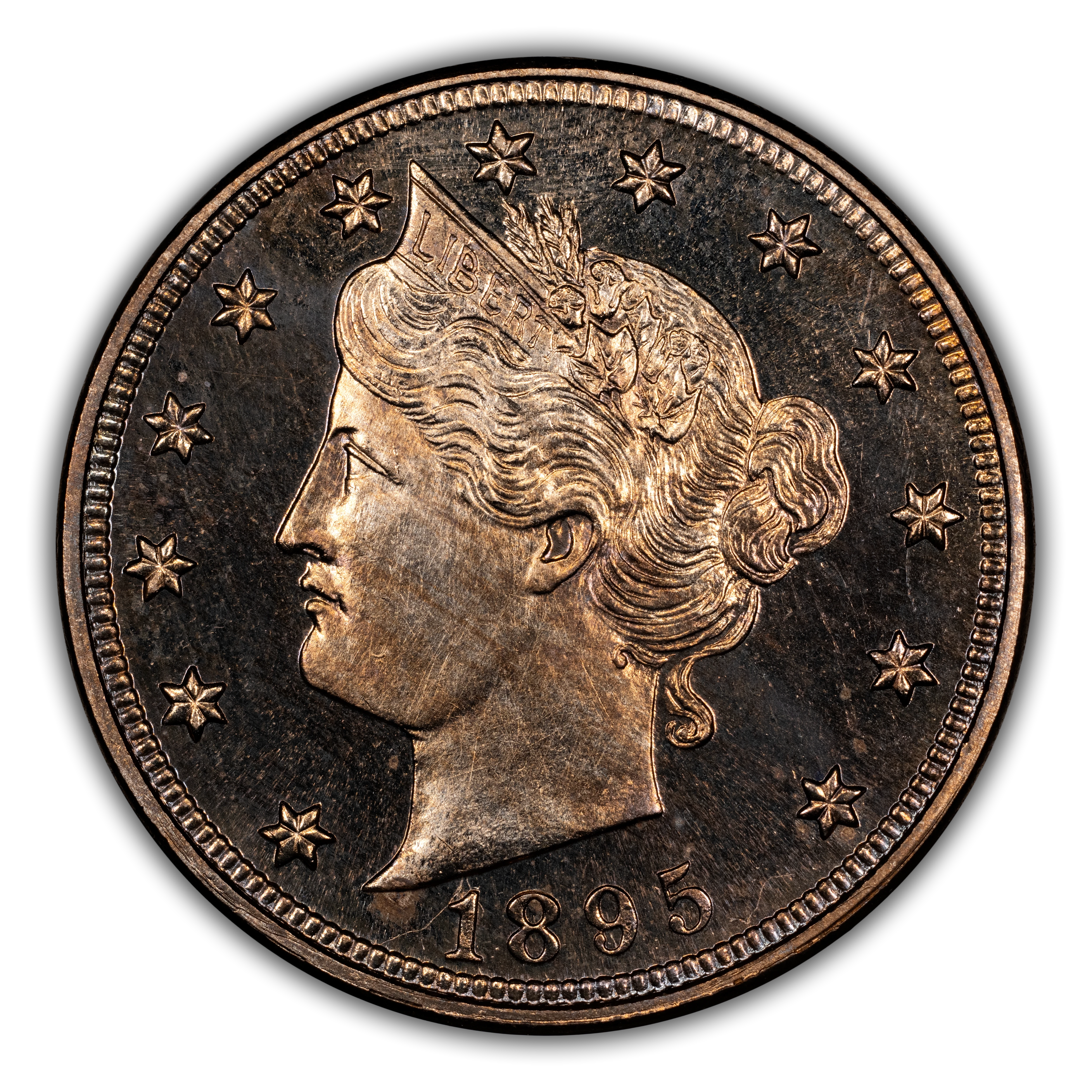 1895 V Nickel, Proof Values & Prices | Greysheet