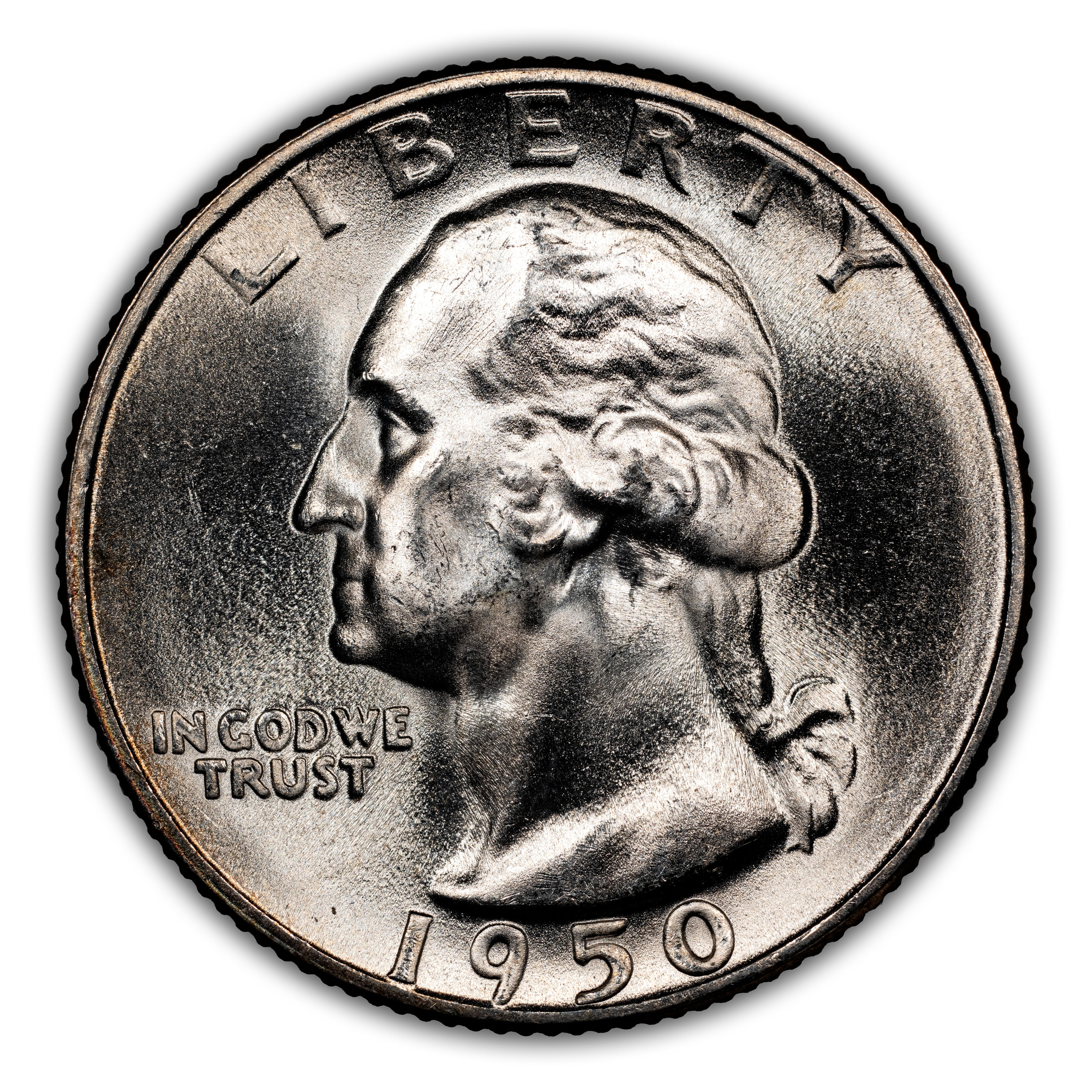 1950-S 25c MS