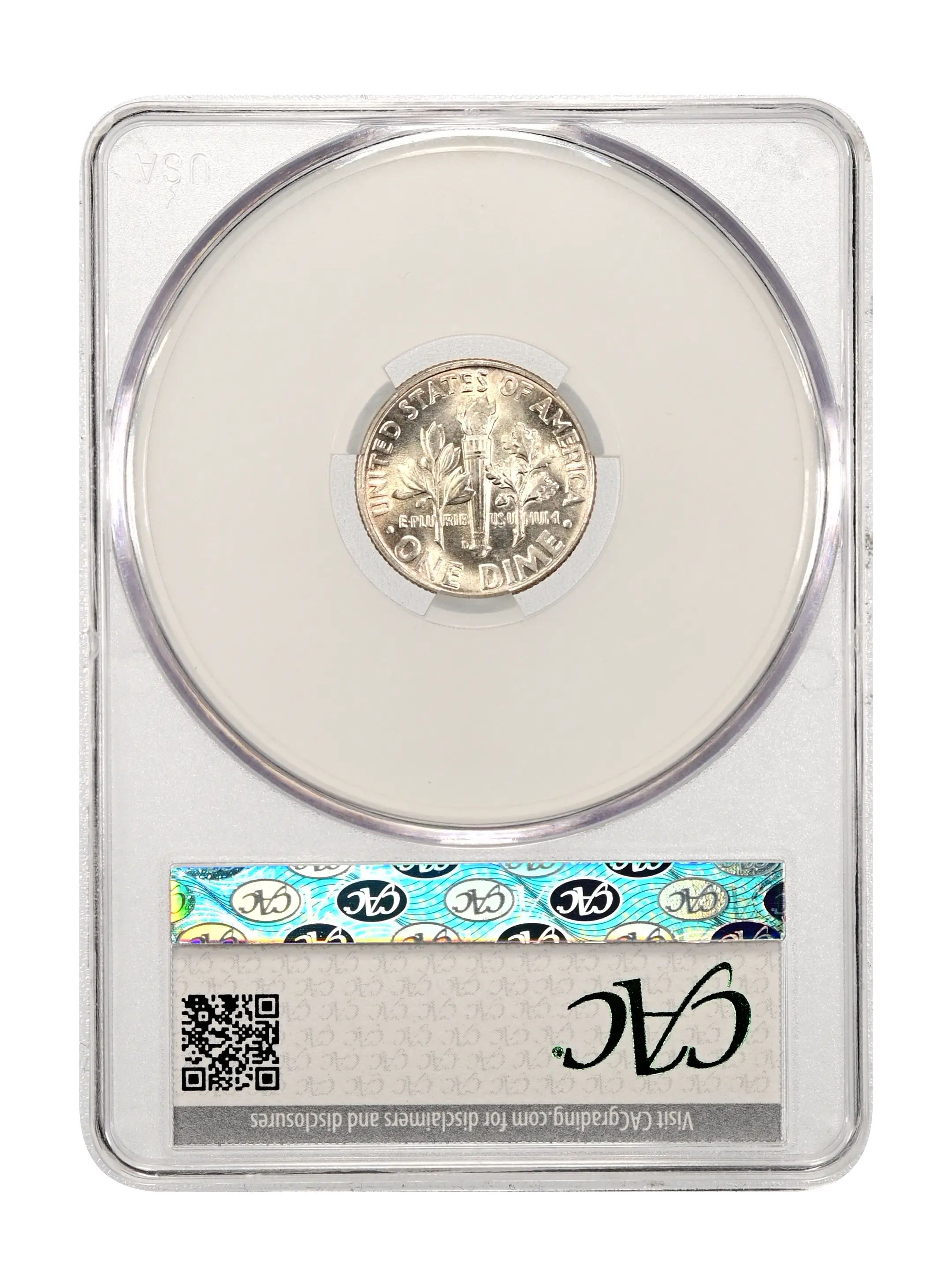 1951-D/D 10c Repunched Mintmark, FS-501 MS FB
