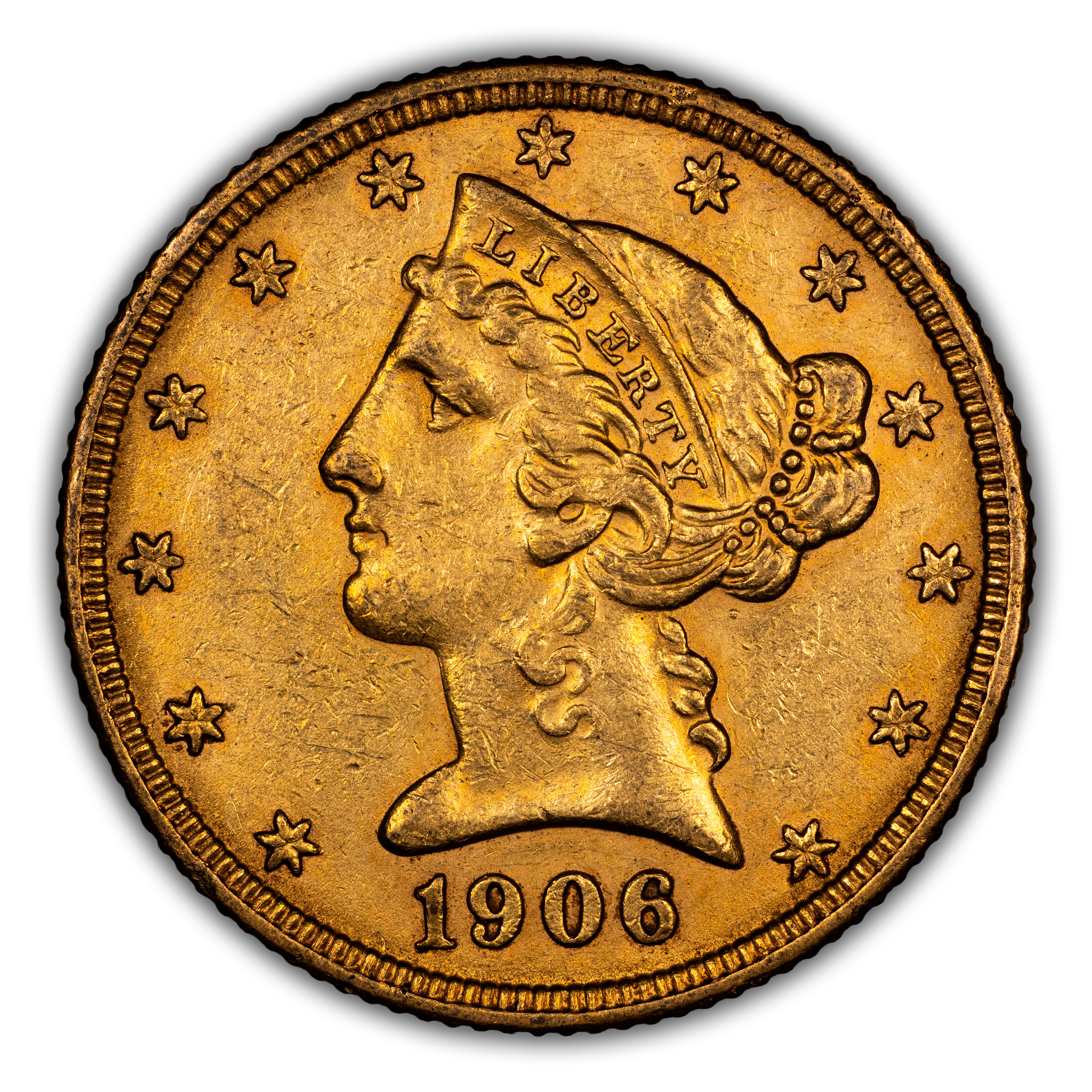 1906-D $5 MS