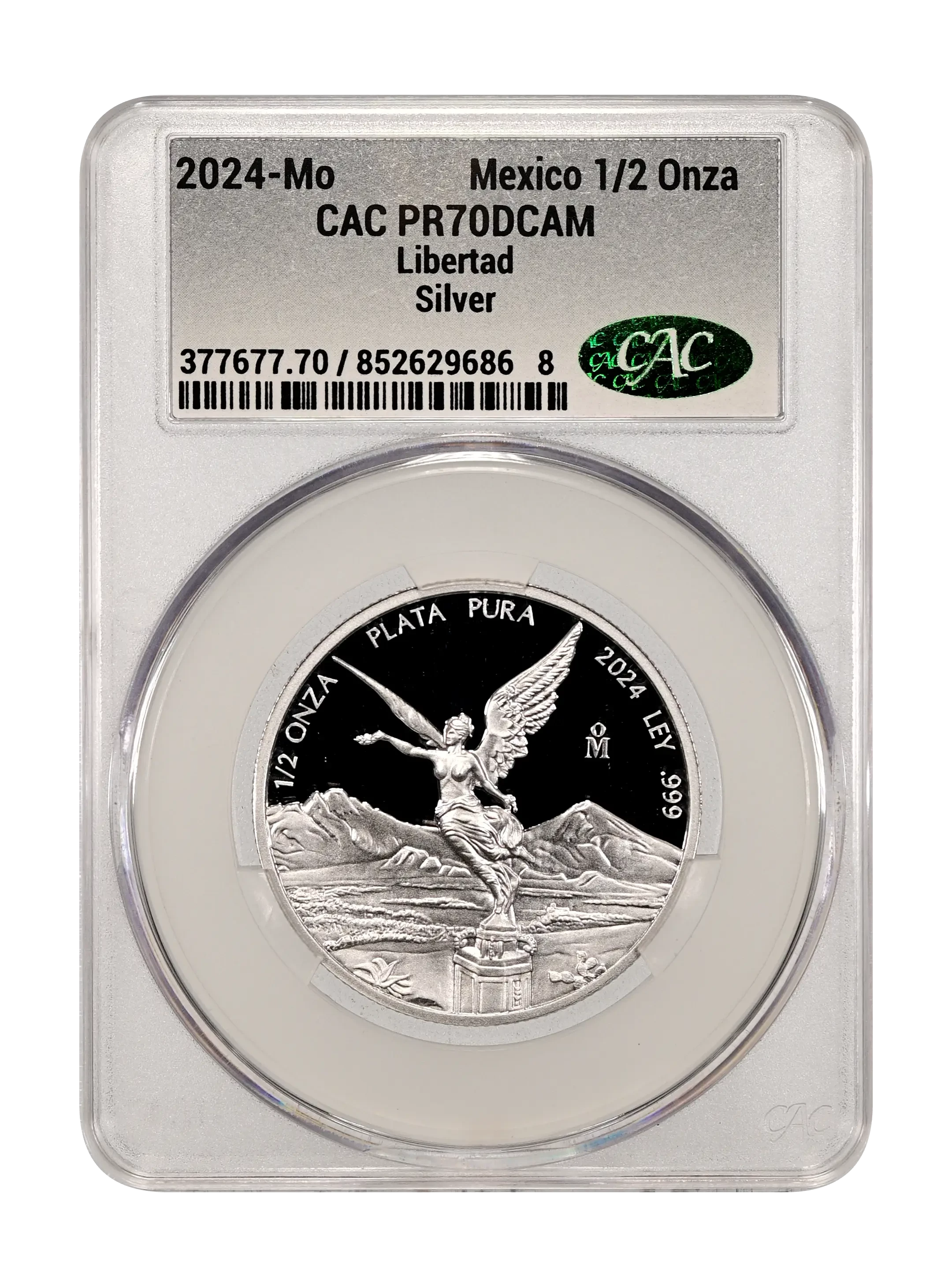 Mexico 1997 Silver 1/2 Onza Libertad, Proof Coin Values & Prices