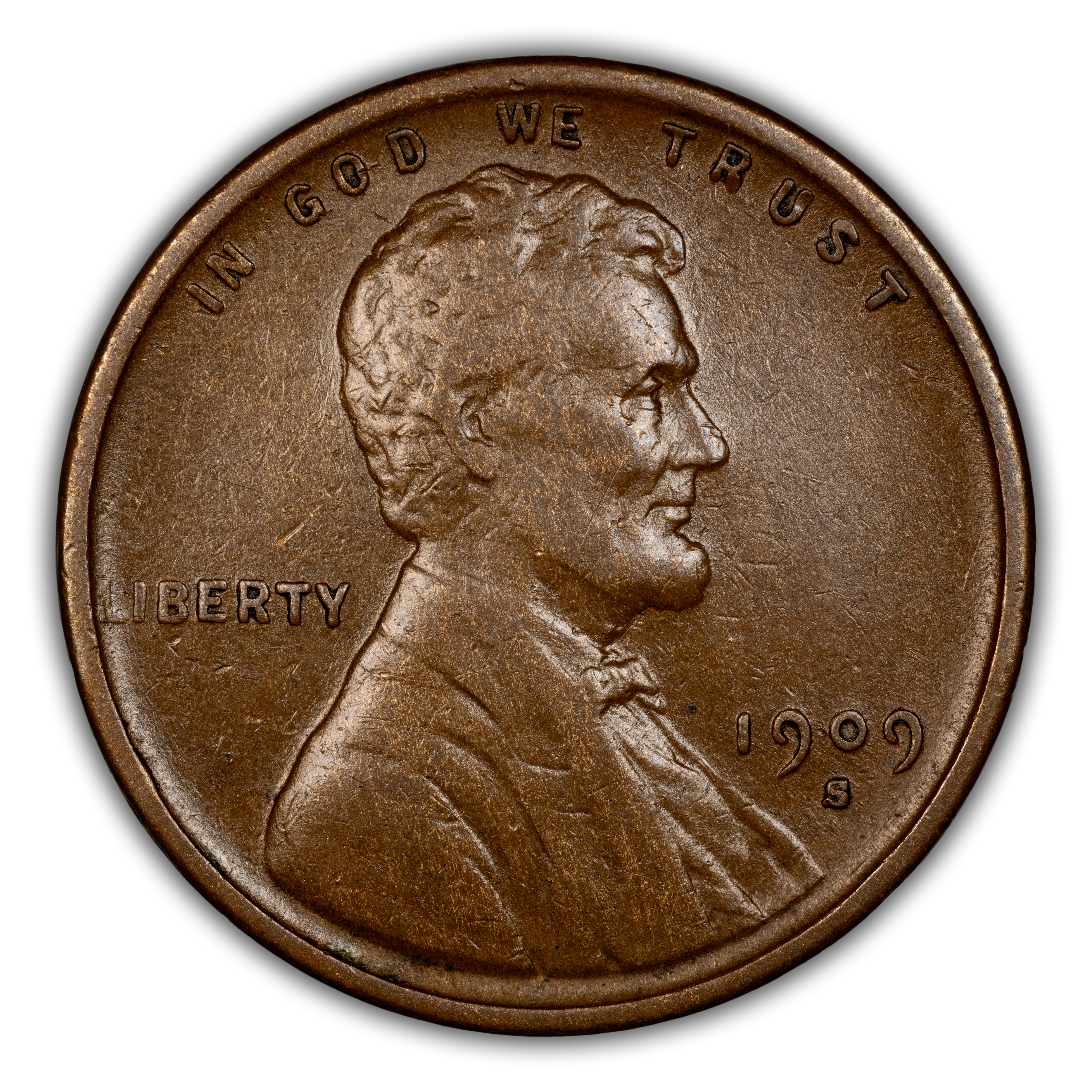 1909-S 1c Lincoln MS BN