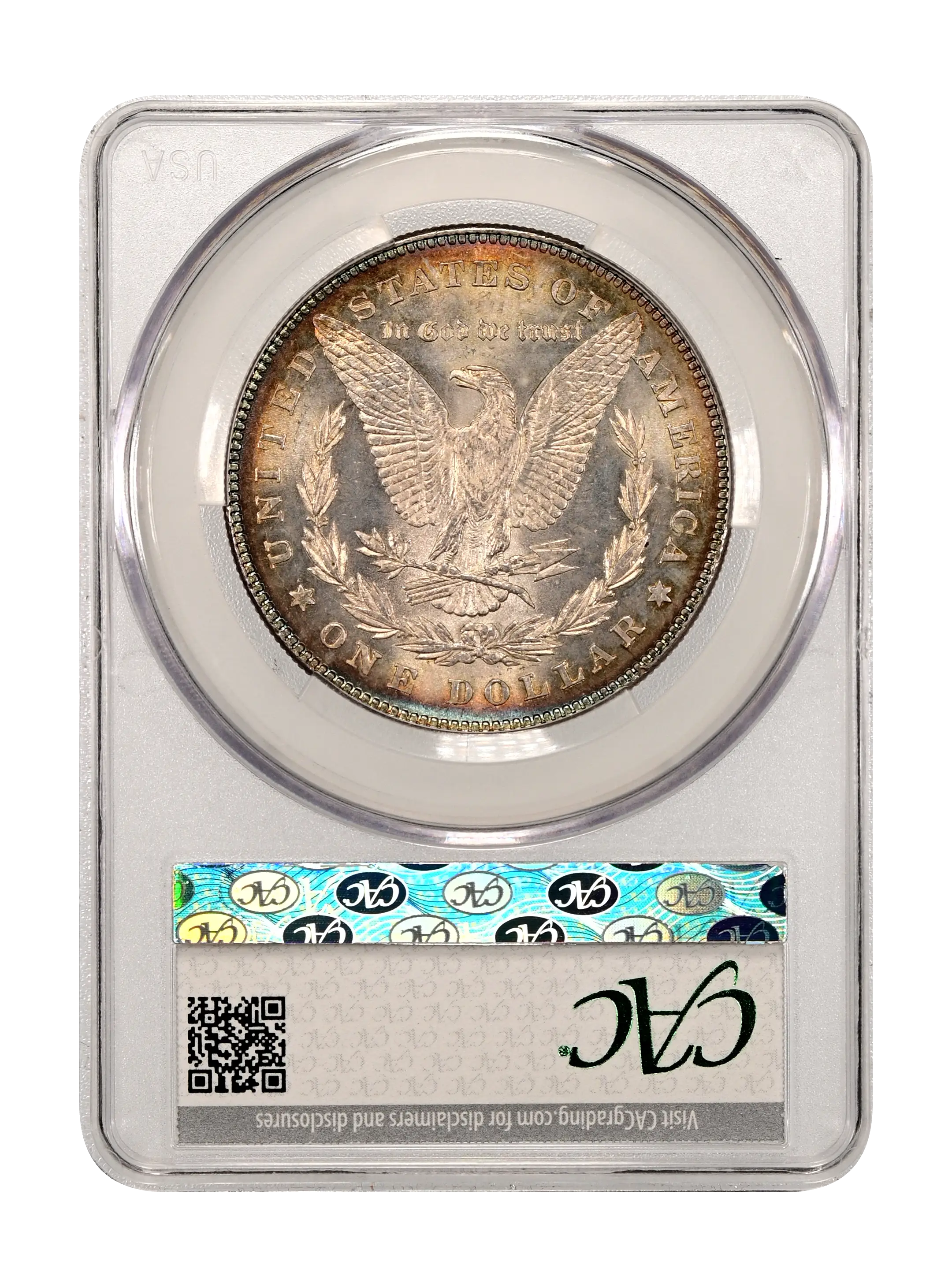 1878 7TF $1 Reverse of 1878, Missing Serifs on N and M, VAM-110 MS