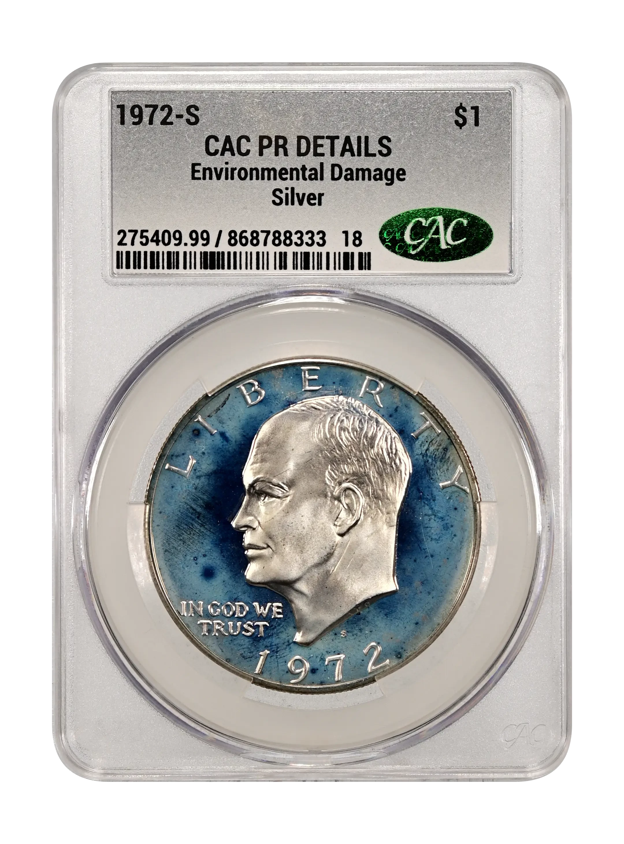 1972 Eisenhower Dollar, Proof Values & Prices | Greysheet