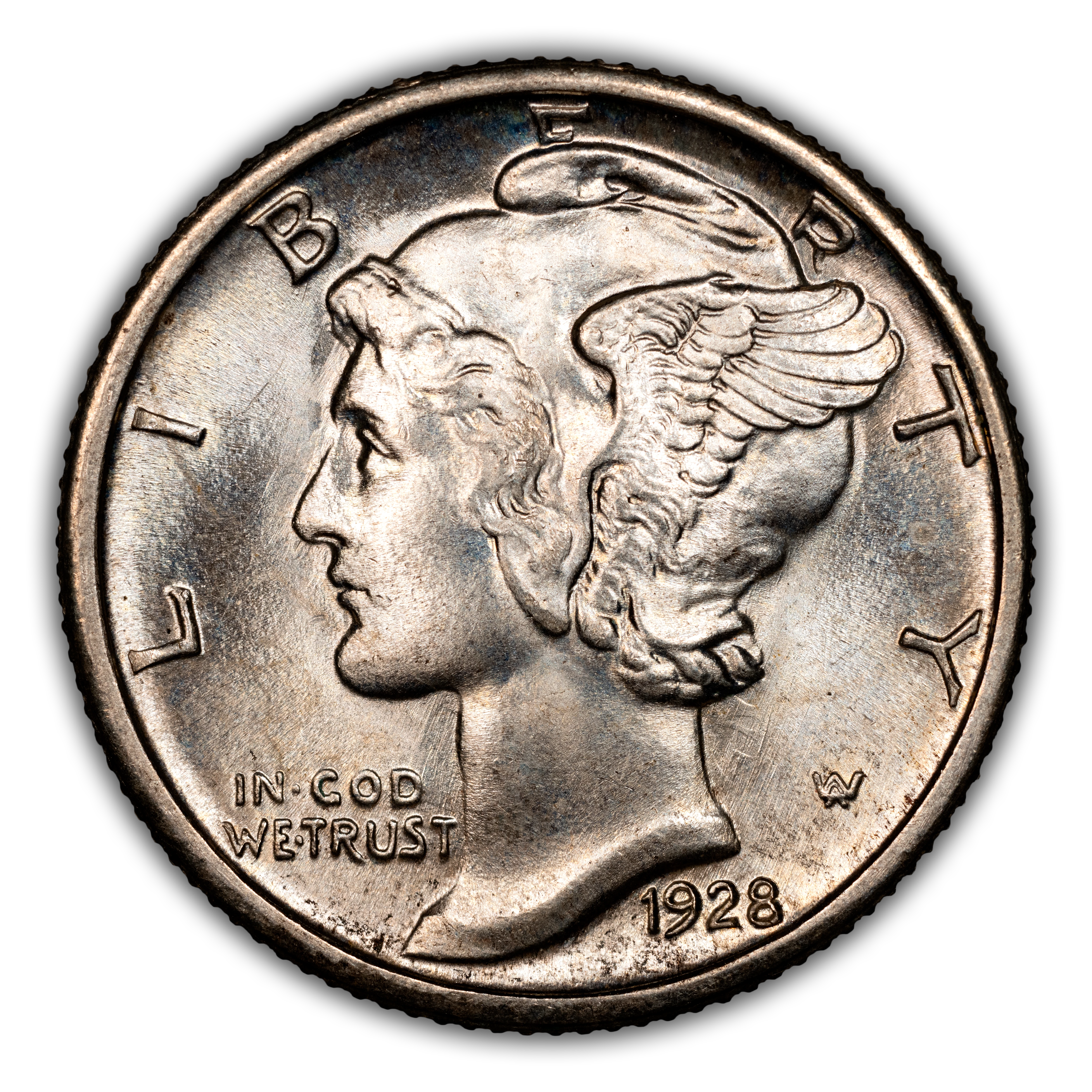 1928-S 10c Large S, FS-501 MS FB