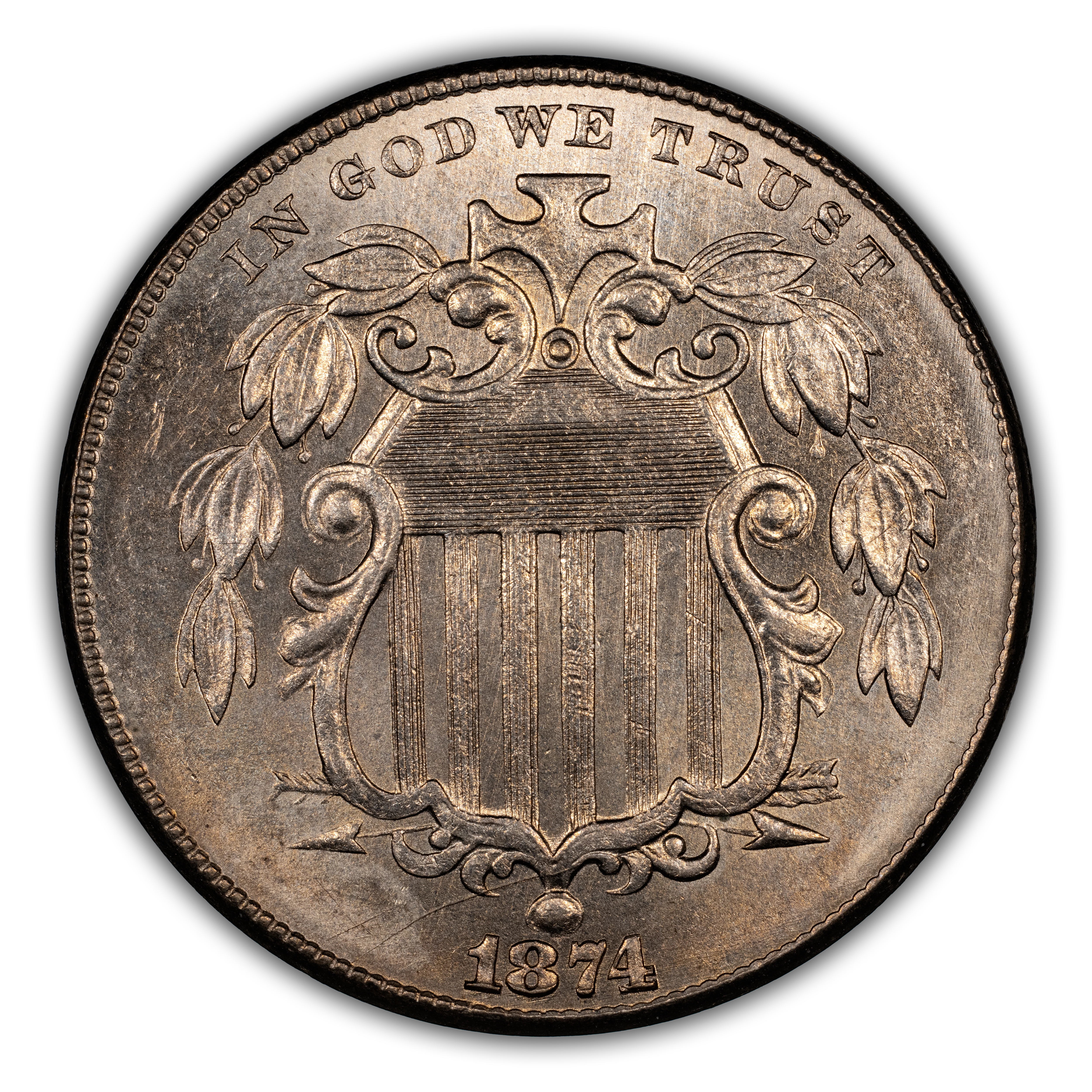 1874 5c MS