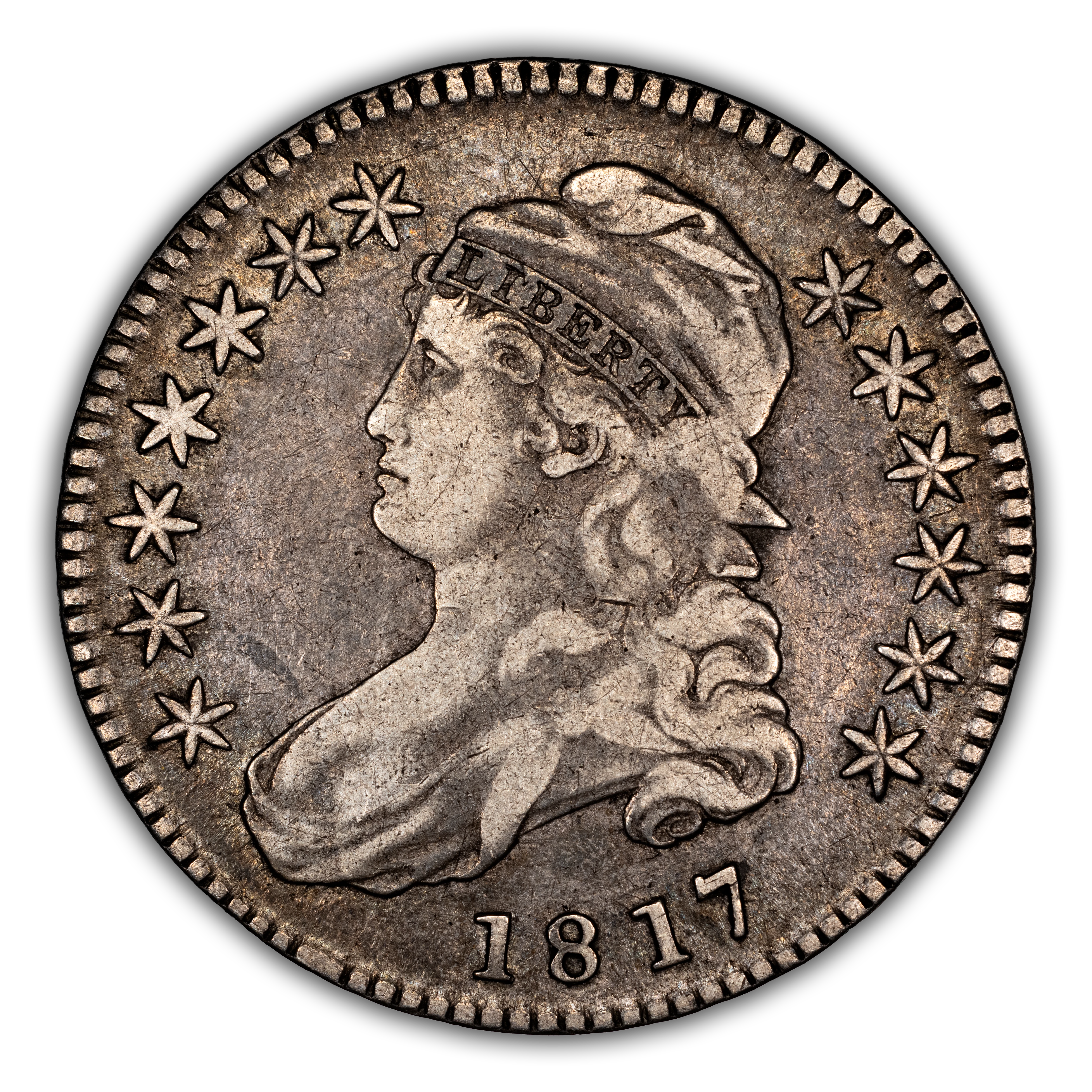 1817 50c Punctuated Date MS