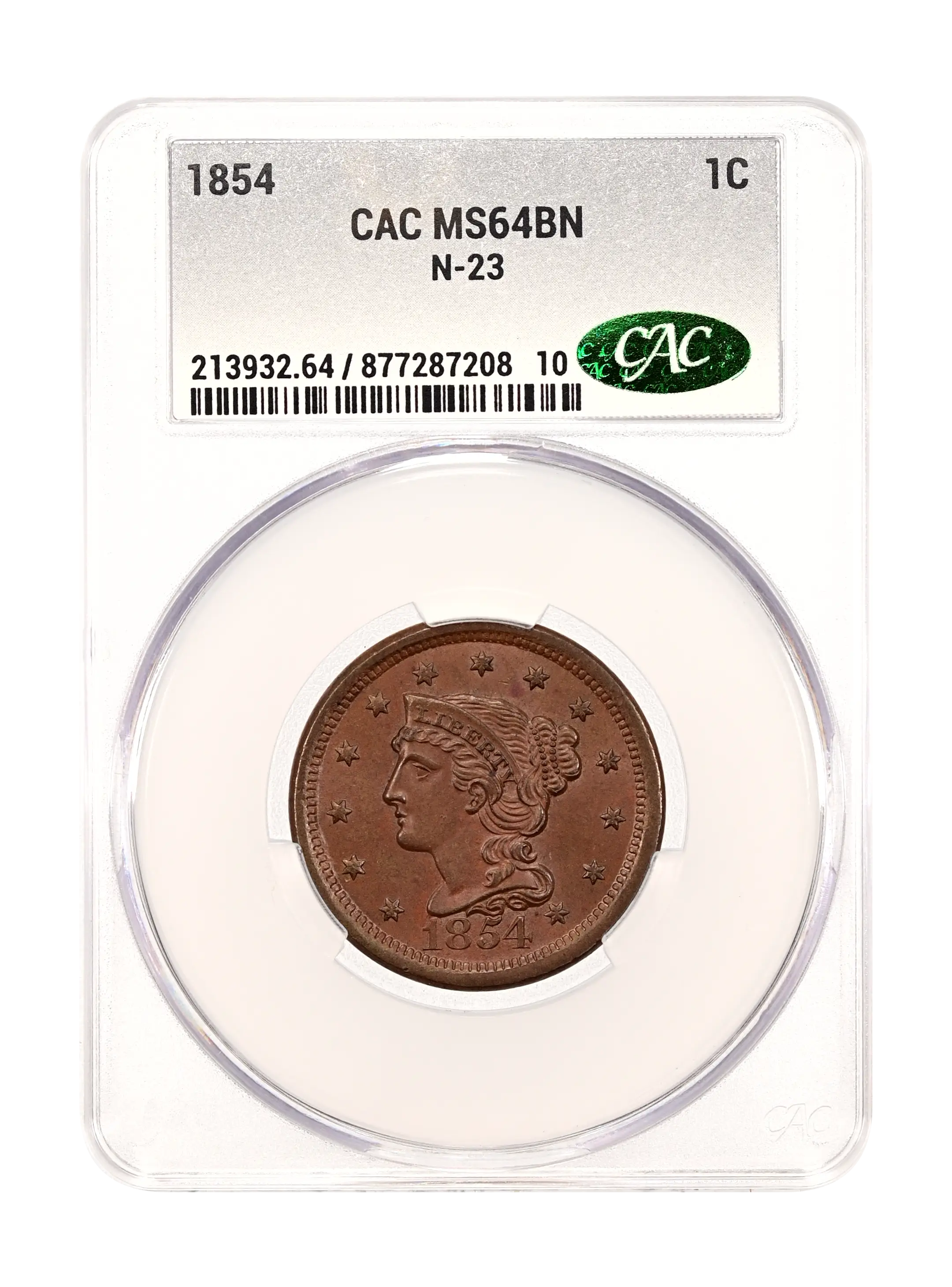 1854 1c N-23 MS BN