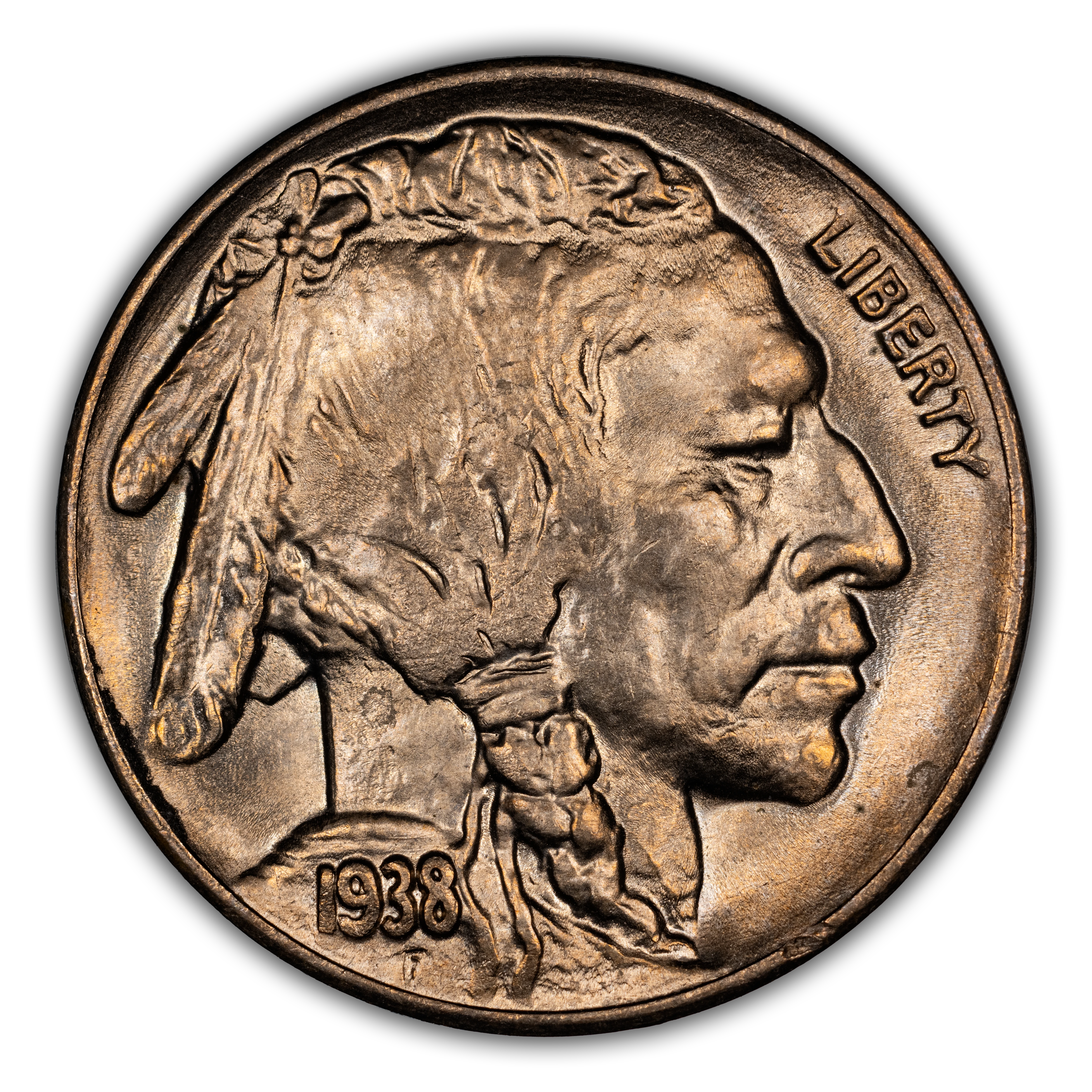 1938-D/D 5c Buffalo MS