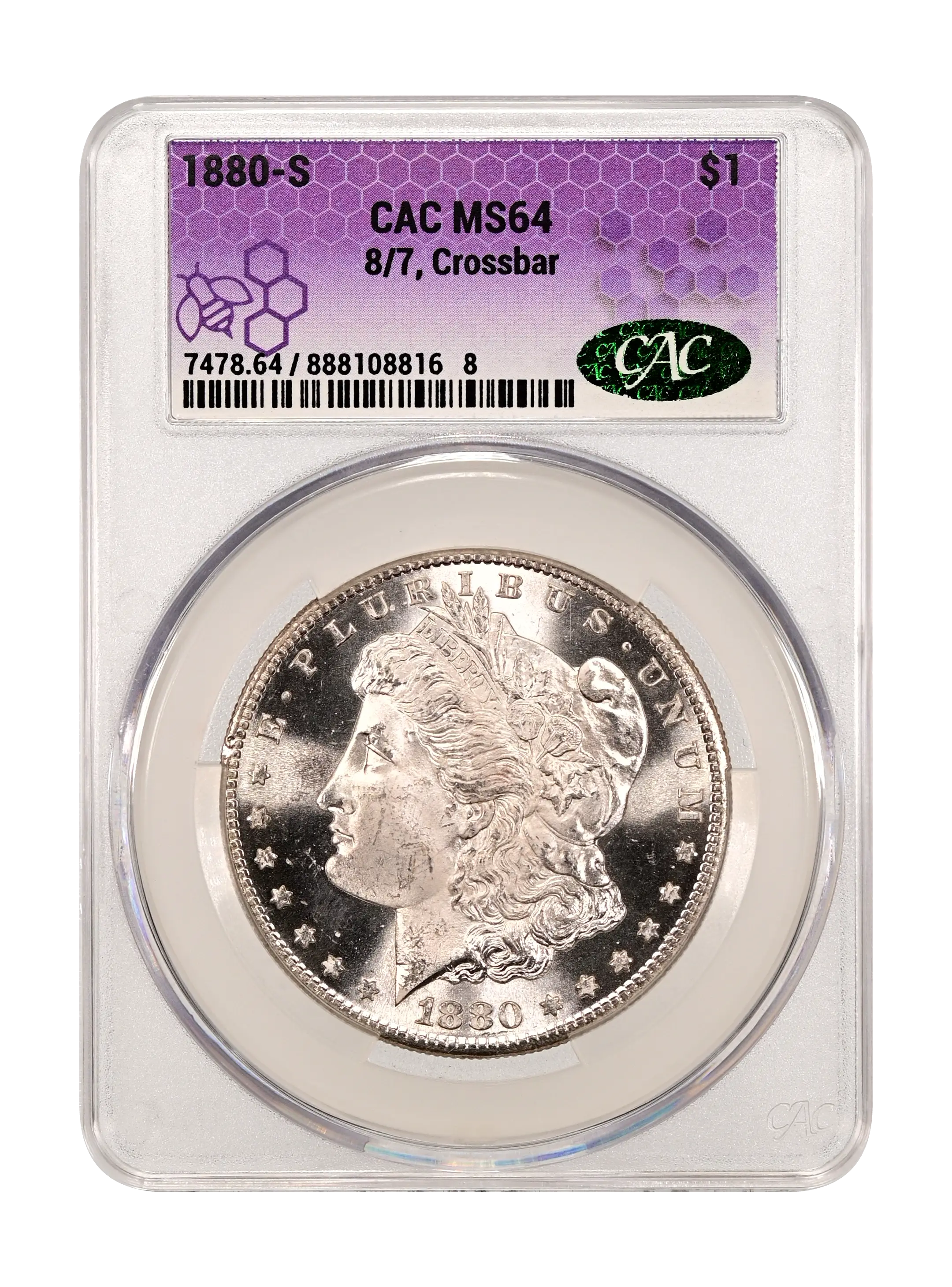 1880-S $1  8/7 MS thumbnail 13