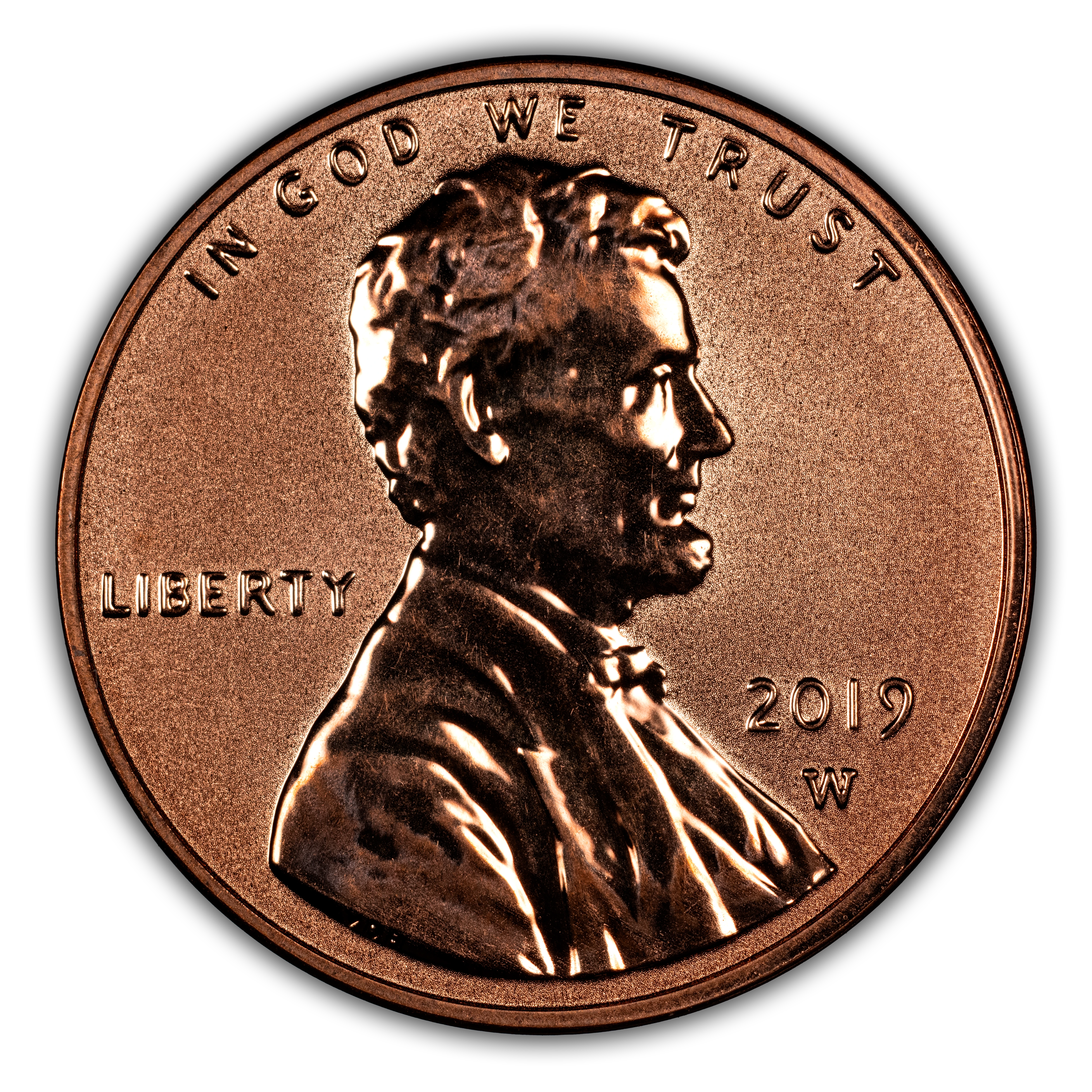 2019-W 1c Shield, Reverse Proof PR RD