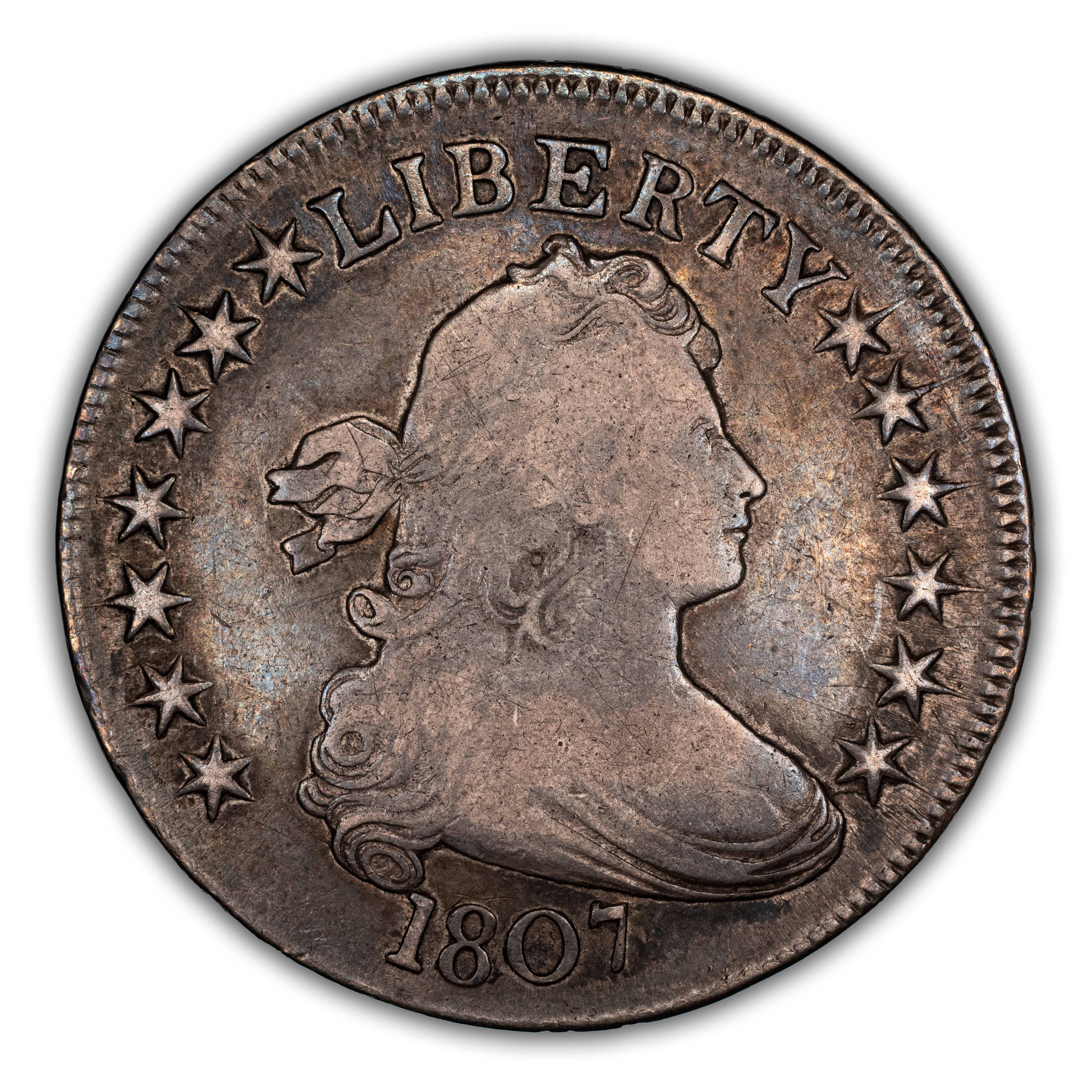 1807 50c Draped Bust, O-108 MS