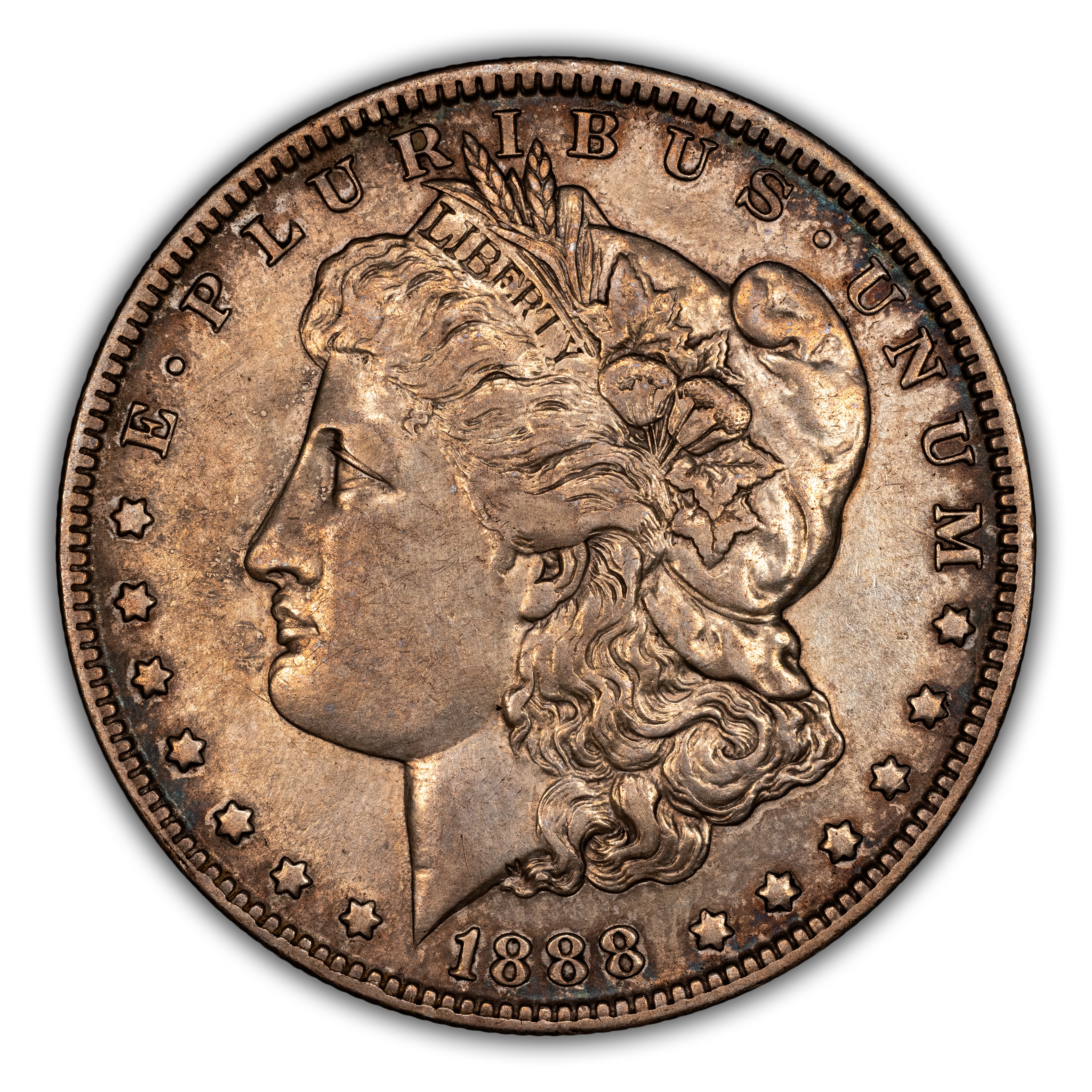 1888-O $1 Hot Lips MS