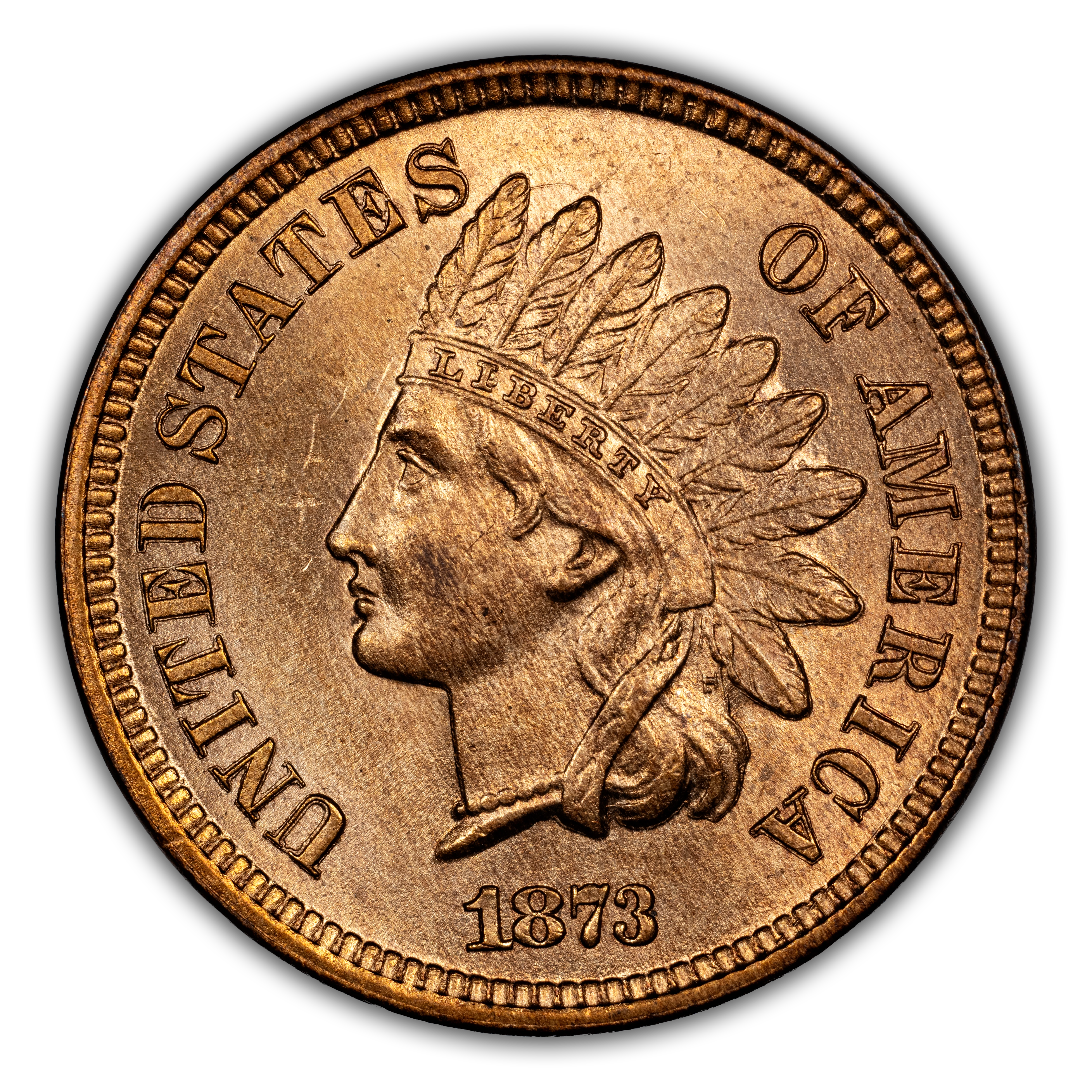 1873 1c Open 3 MS BN