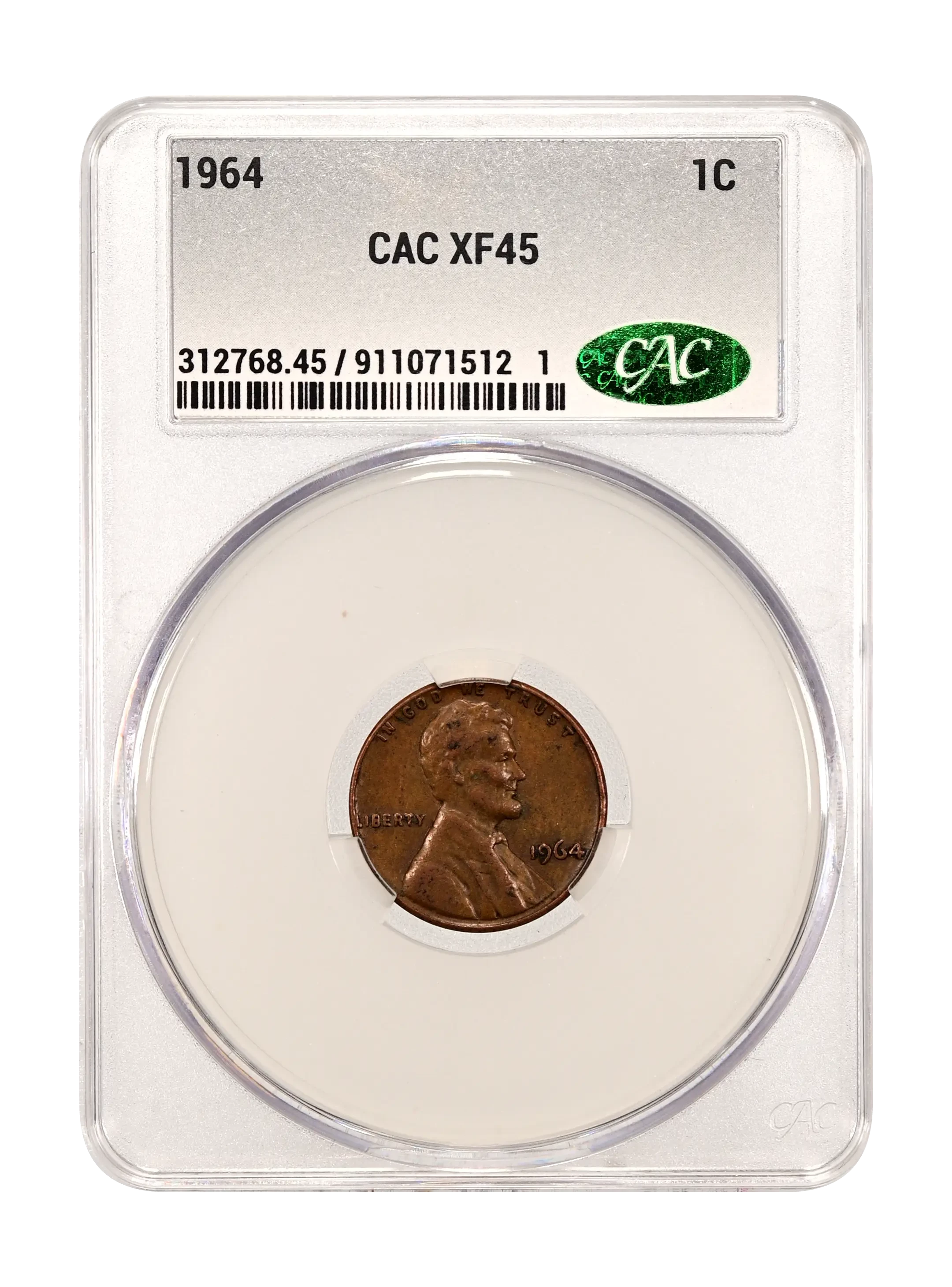 1964 Lincoln Cent Memorial Reverse Values & Prices | Greysheet