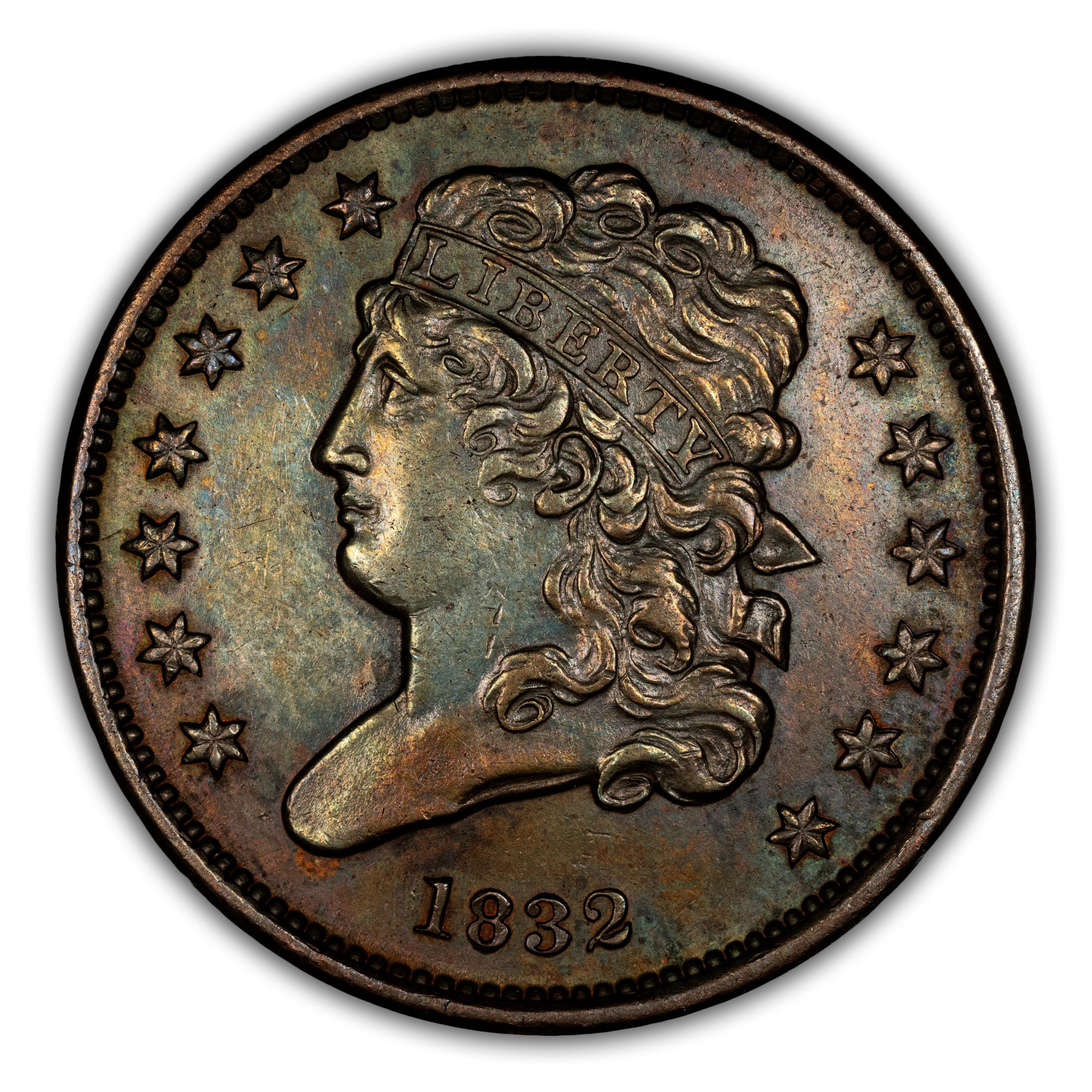 1832 1/2c C-3 MS BN