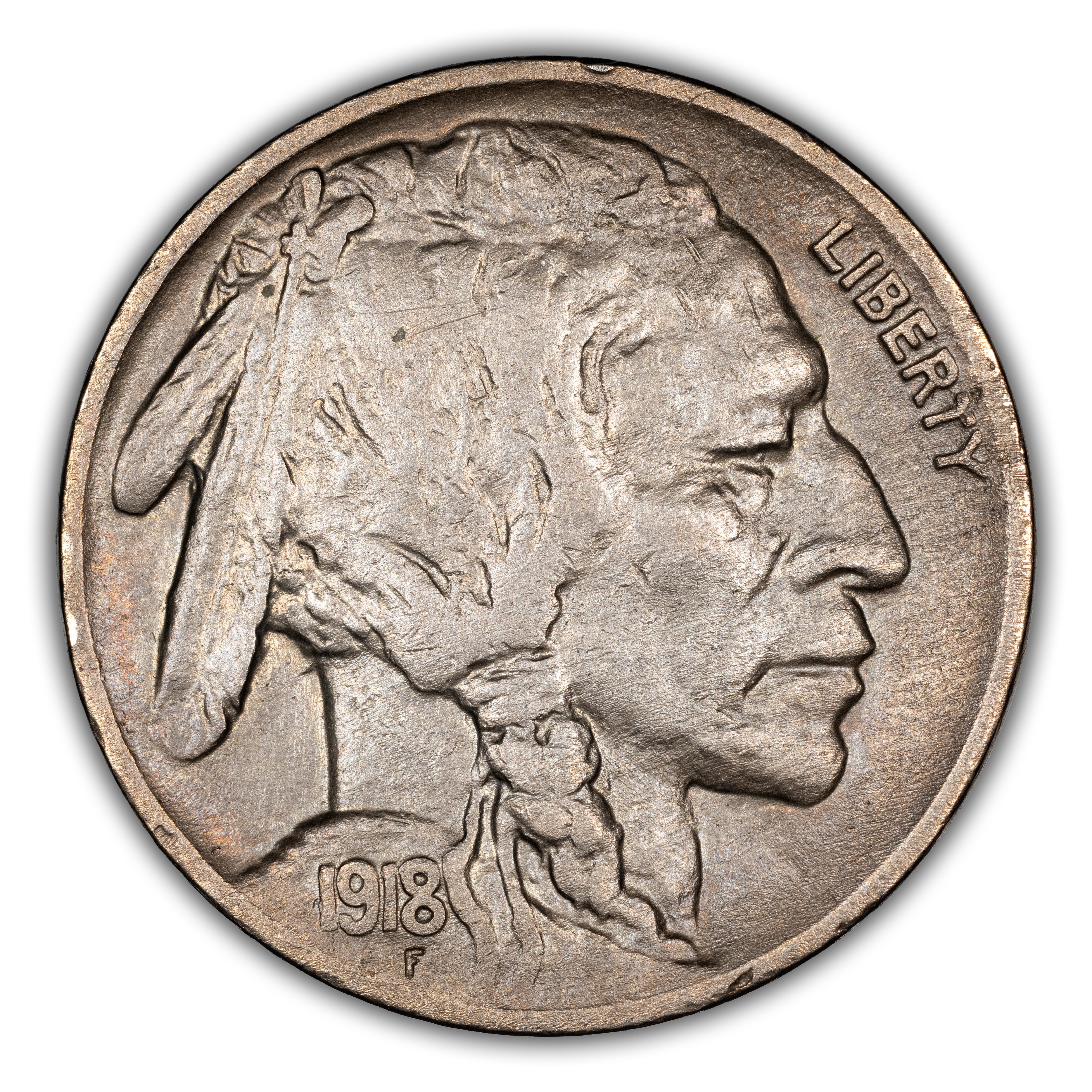 1918 5c 2 Feathers, FS-401 MS