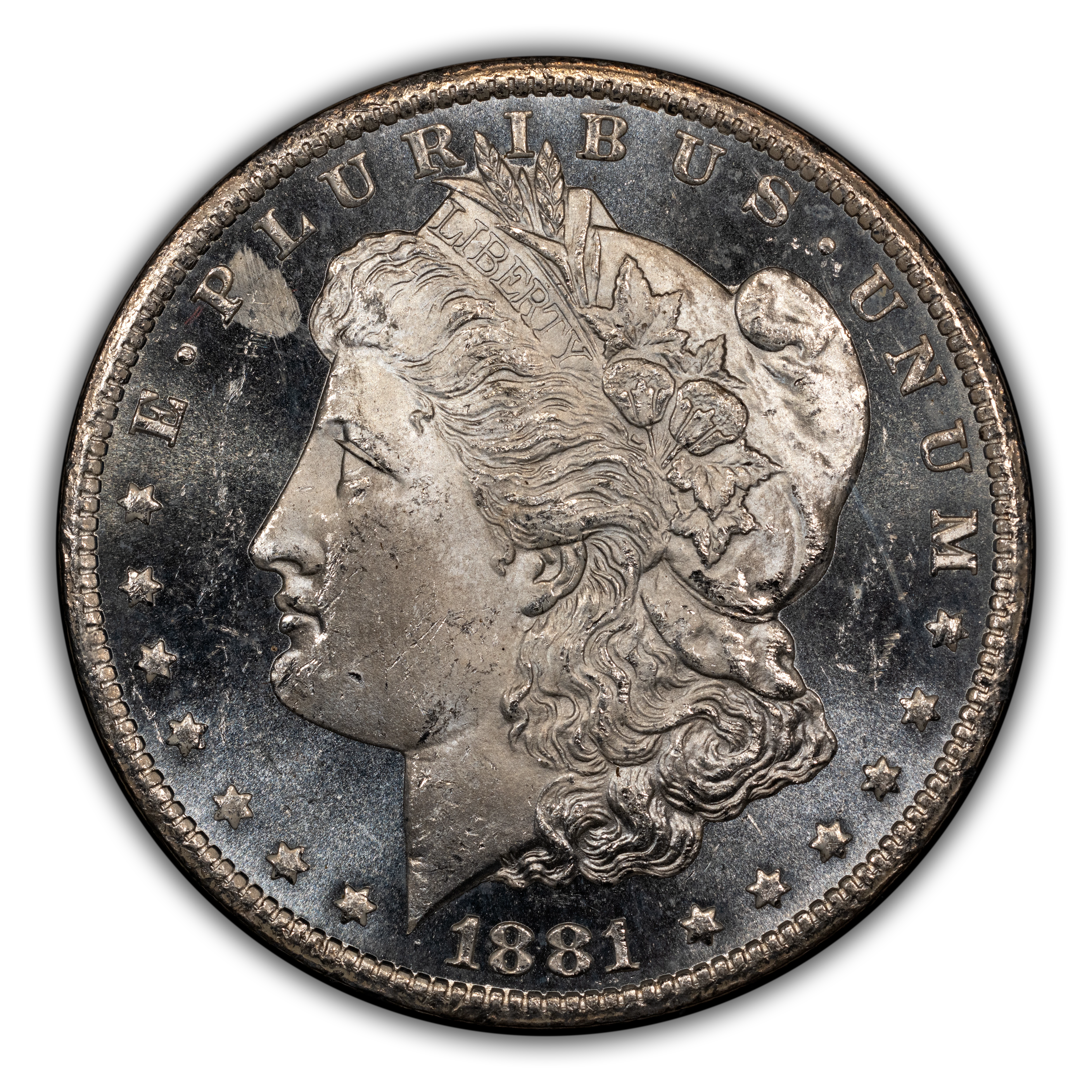 1881-CC $1 GSA Hoard, Hard package MS PL