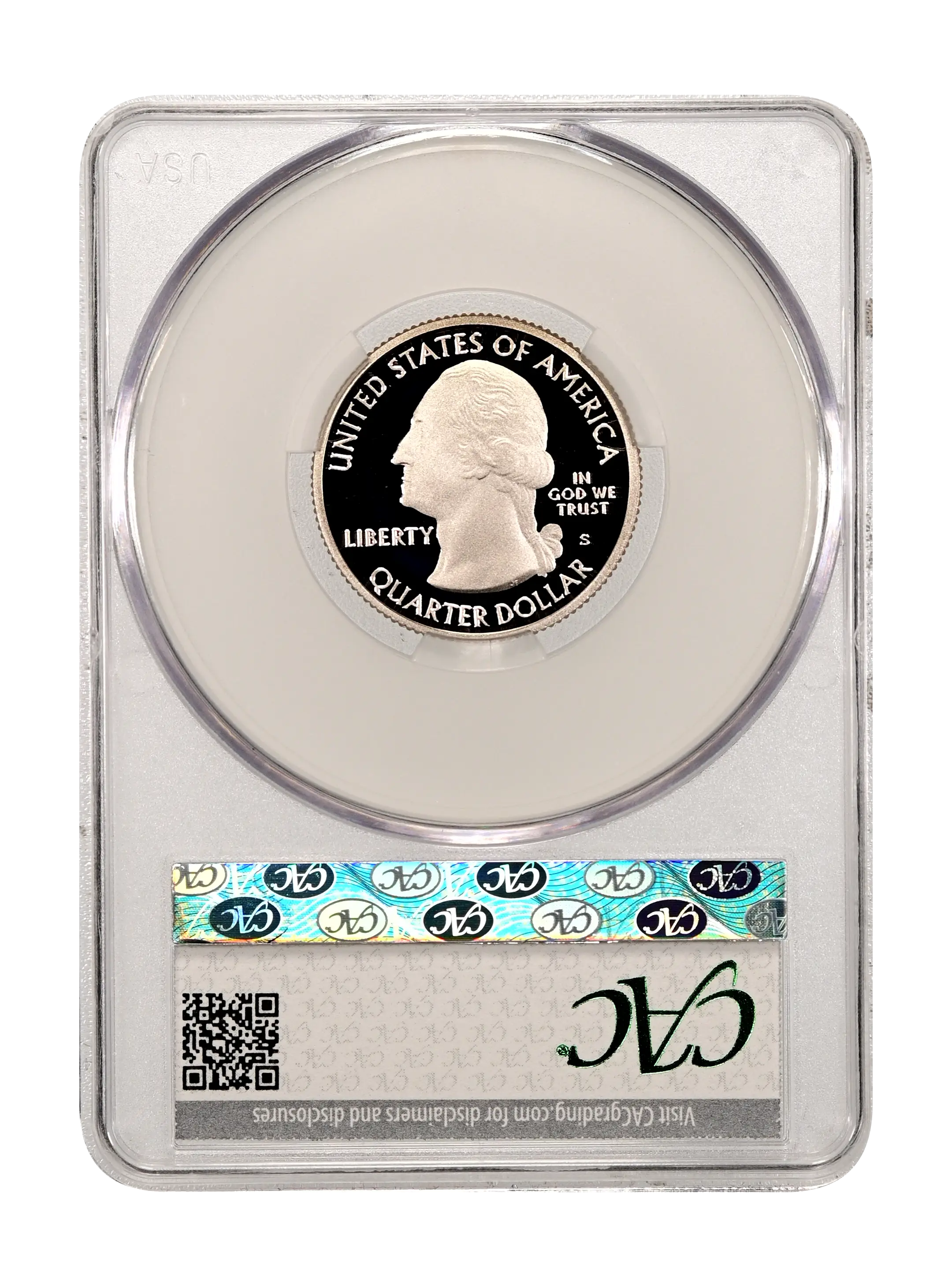 2016-S 25c Fort Moultrie , Clad PR DCAM