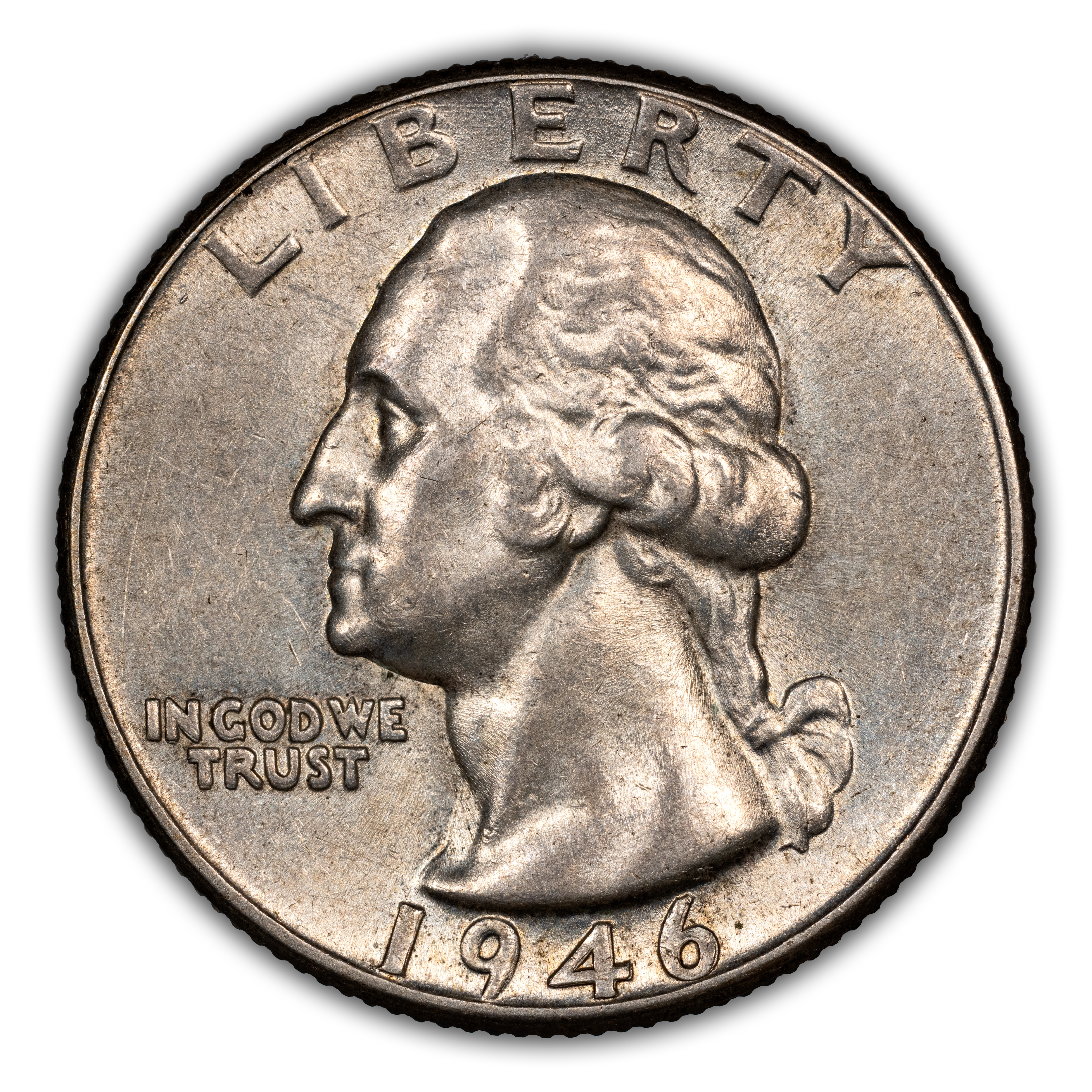 1946 25c Doubled Die Obverse, FS-101 MS