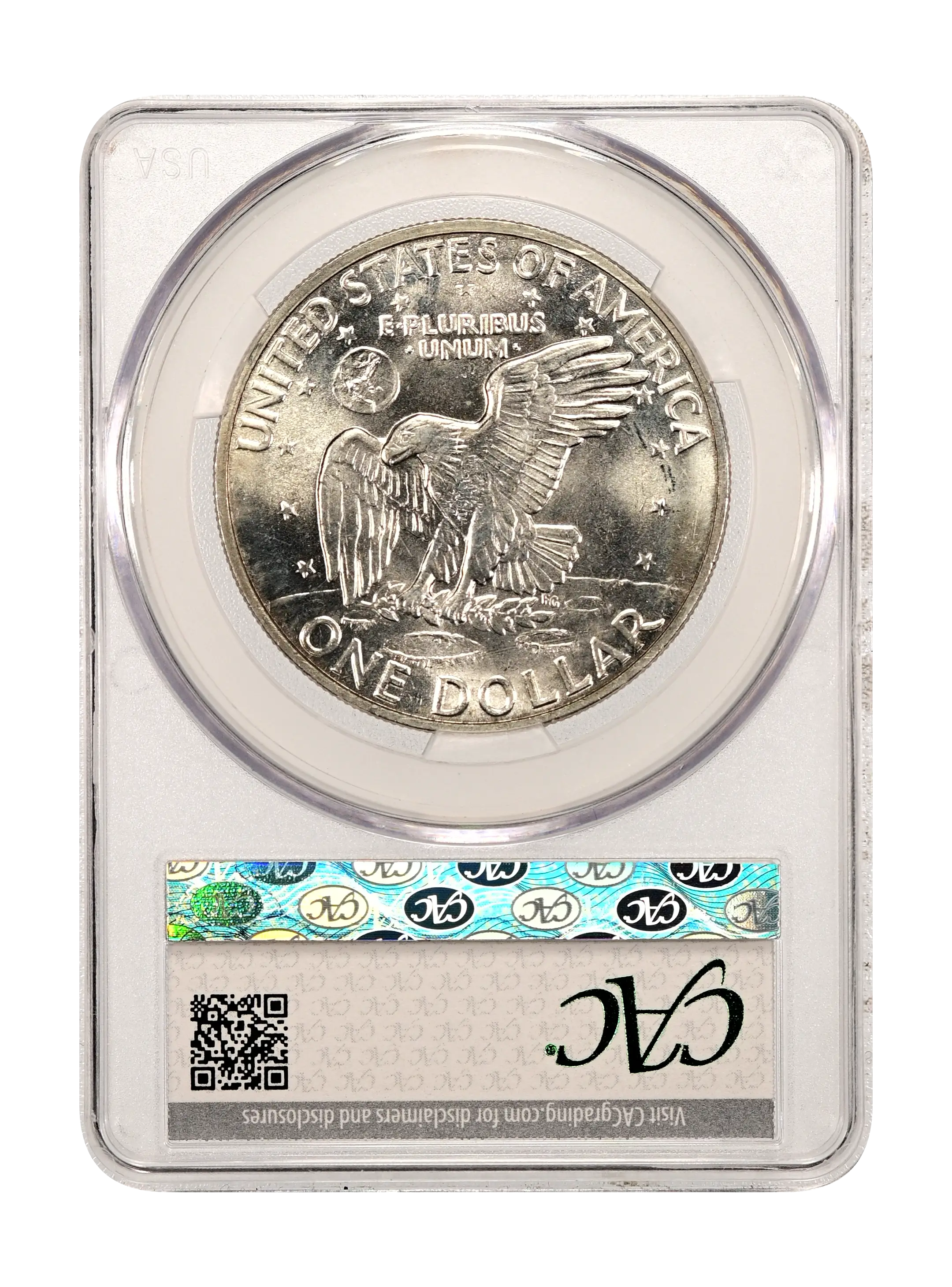 1971 S Silver, Peg Leg One Dollar FS 401 MS Values | Greysheet