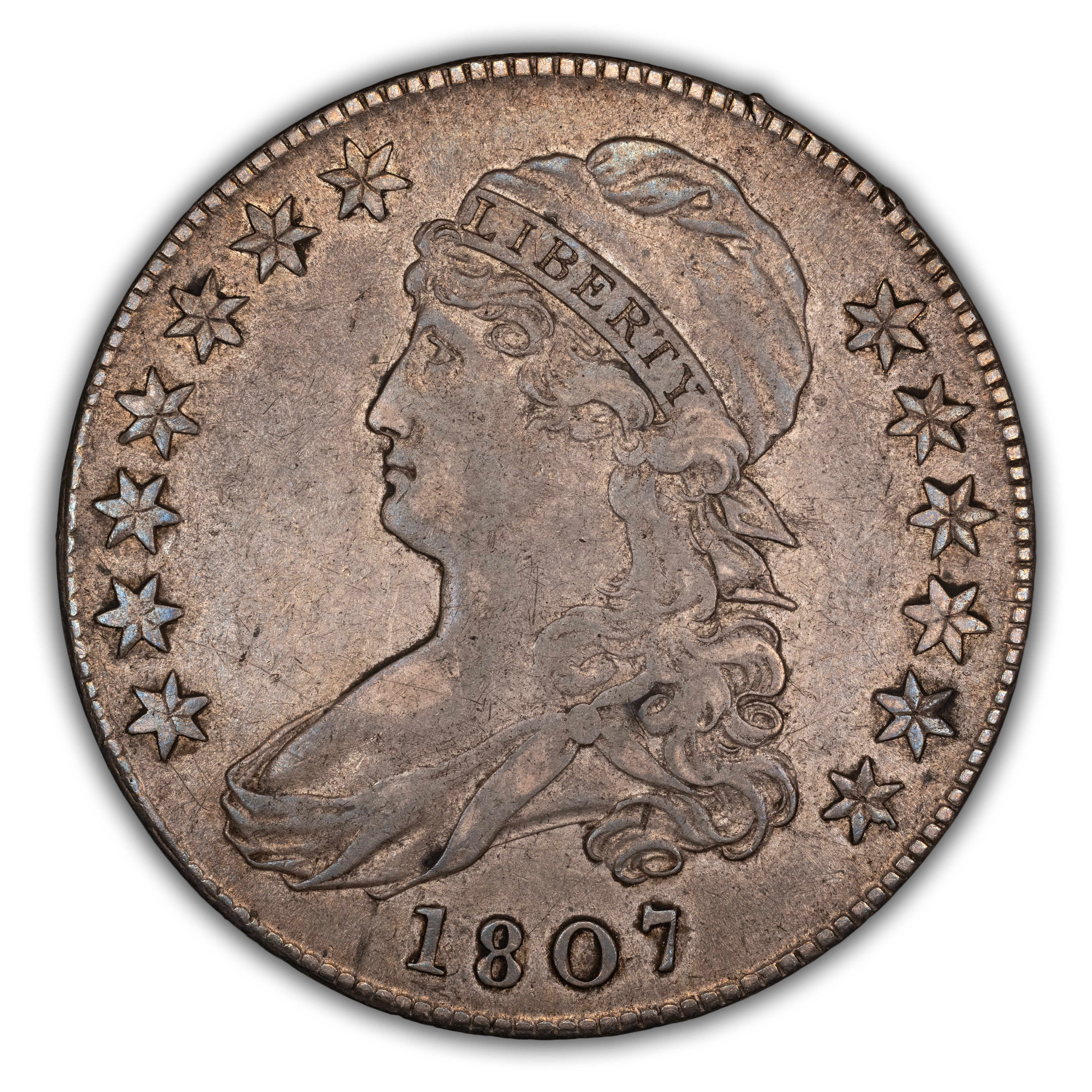 1807 50c Capped Bust, 50/20, O-112 MS