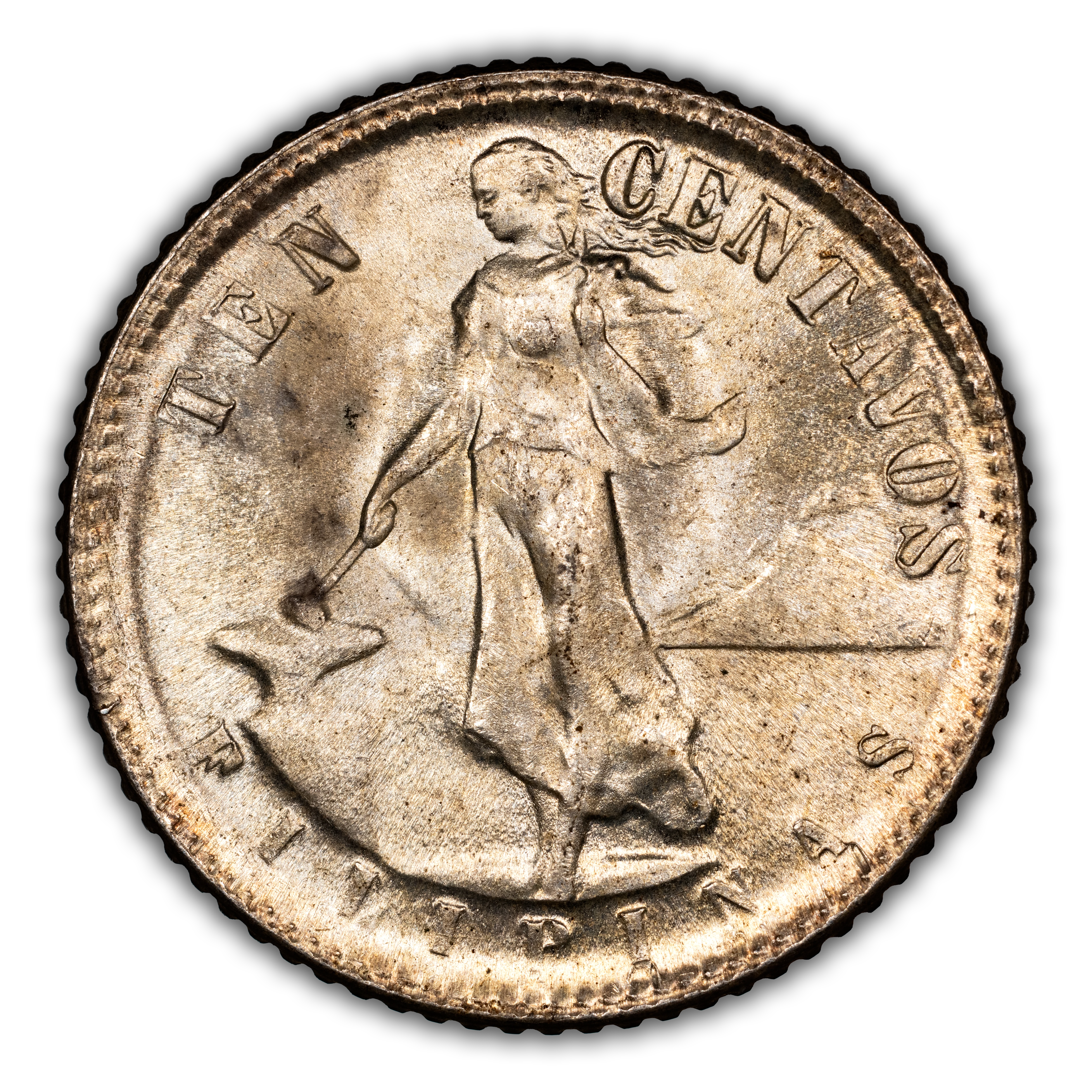 1945-D 10c U.S. Philippines, DDR, Allen-9.05b MS