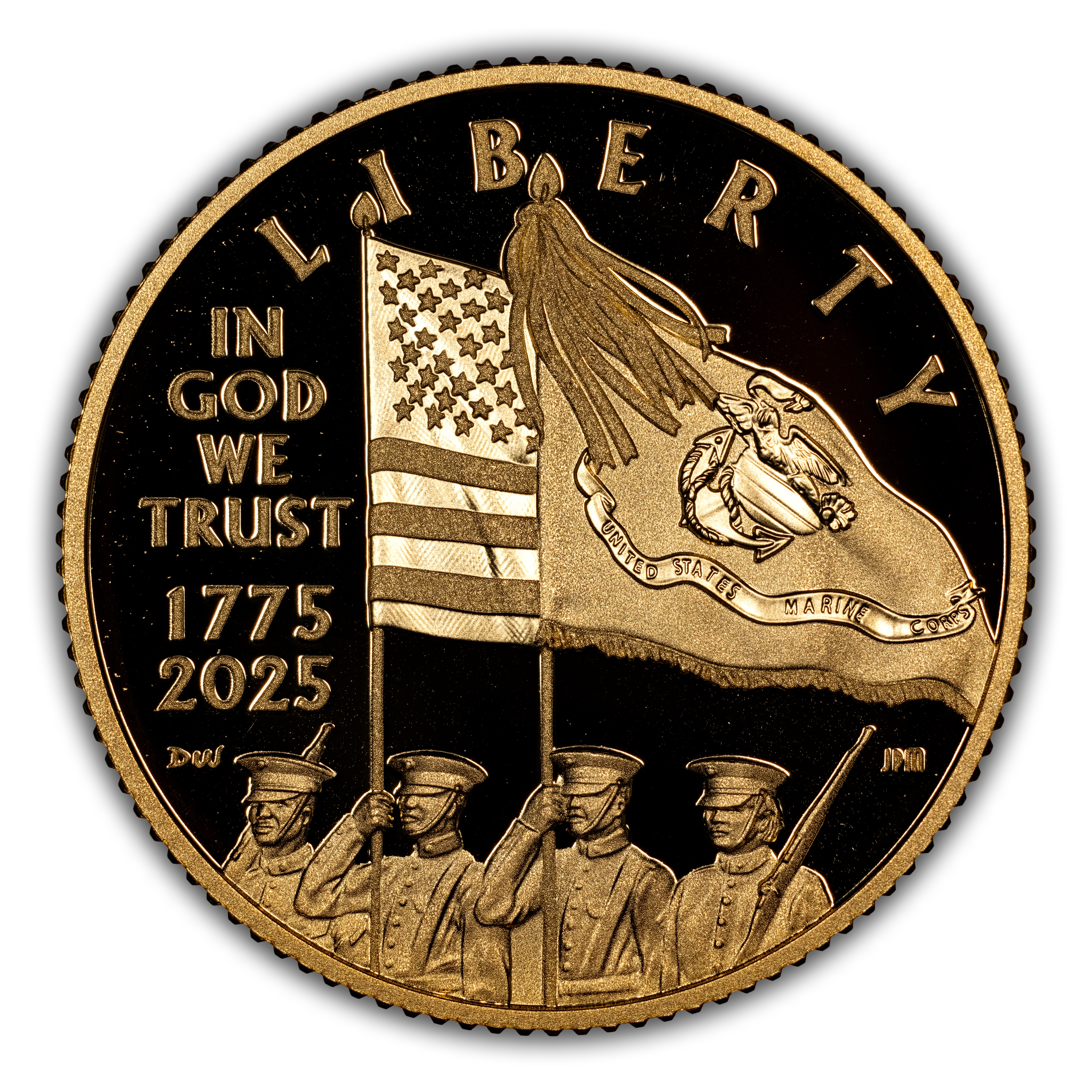 2025-W G$5 U.S. Marine Corps 250th Anniversary PR DCAM