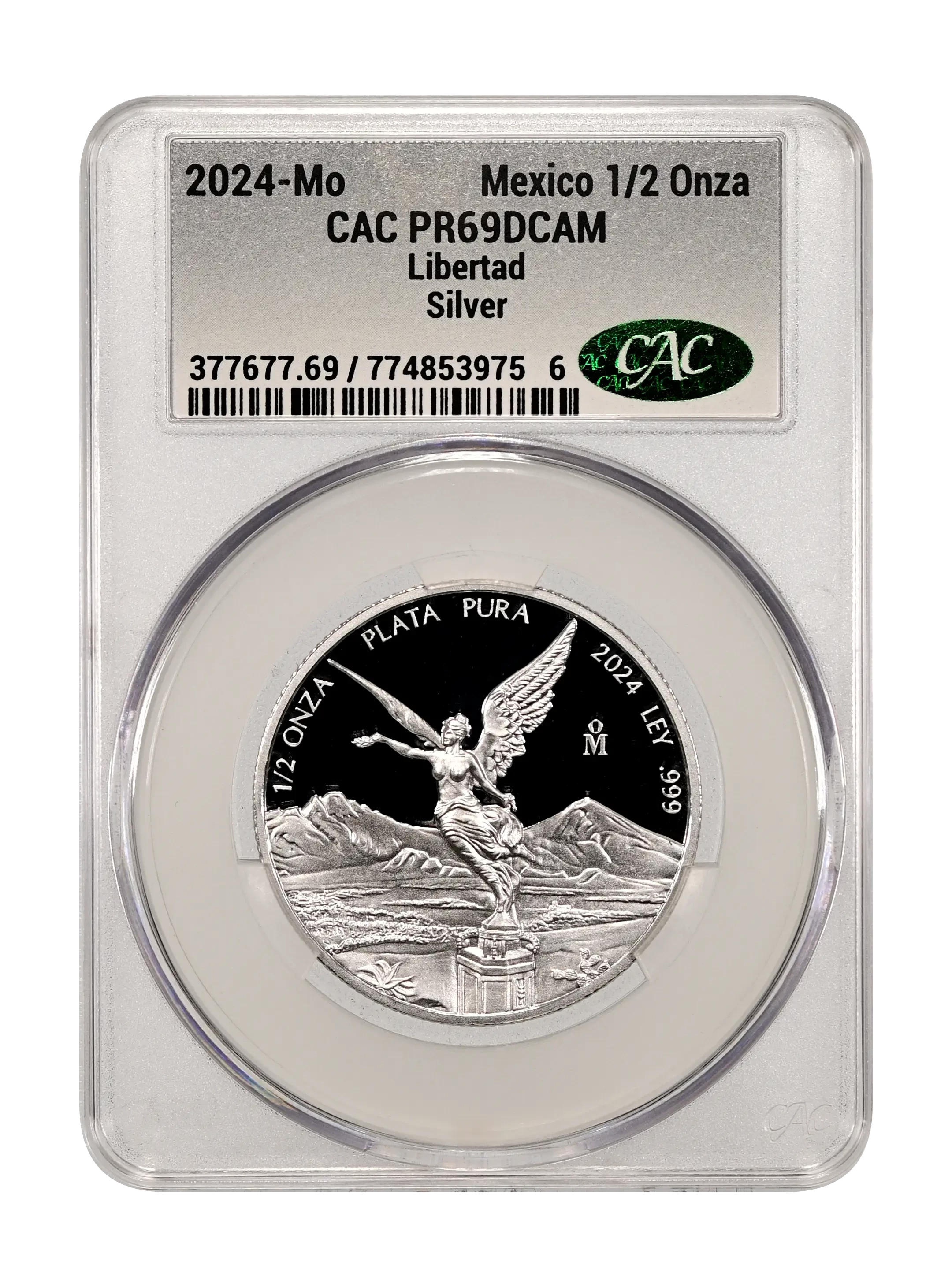 Mexico 1997 Silver 1/2 Onza Libertad, Proof Coin Values & Prices