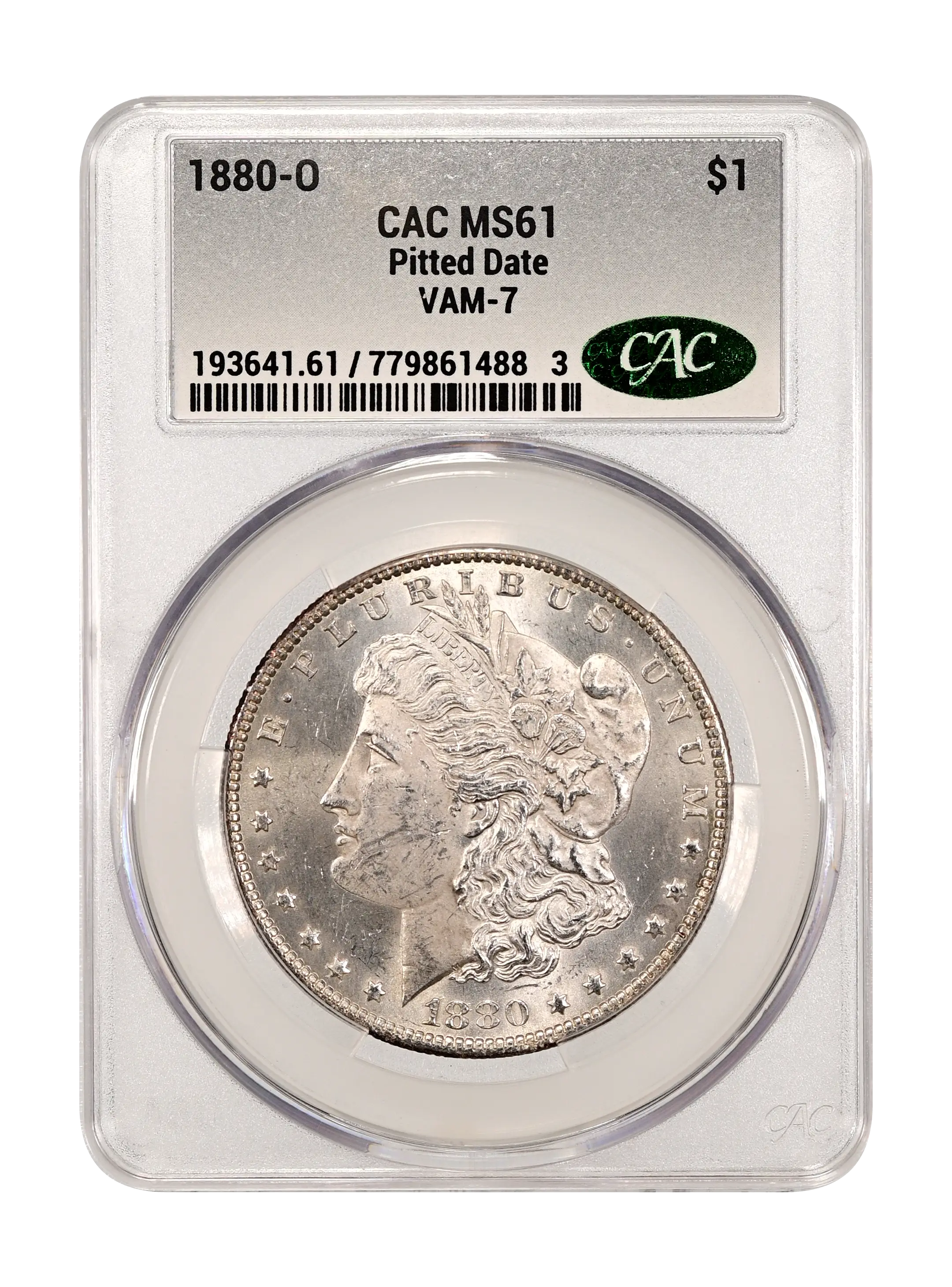 1880-O $1  Pitted Date, VAM-7  MS thumbnail 12