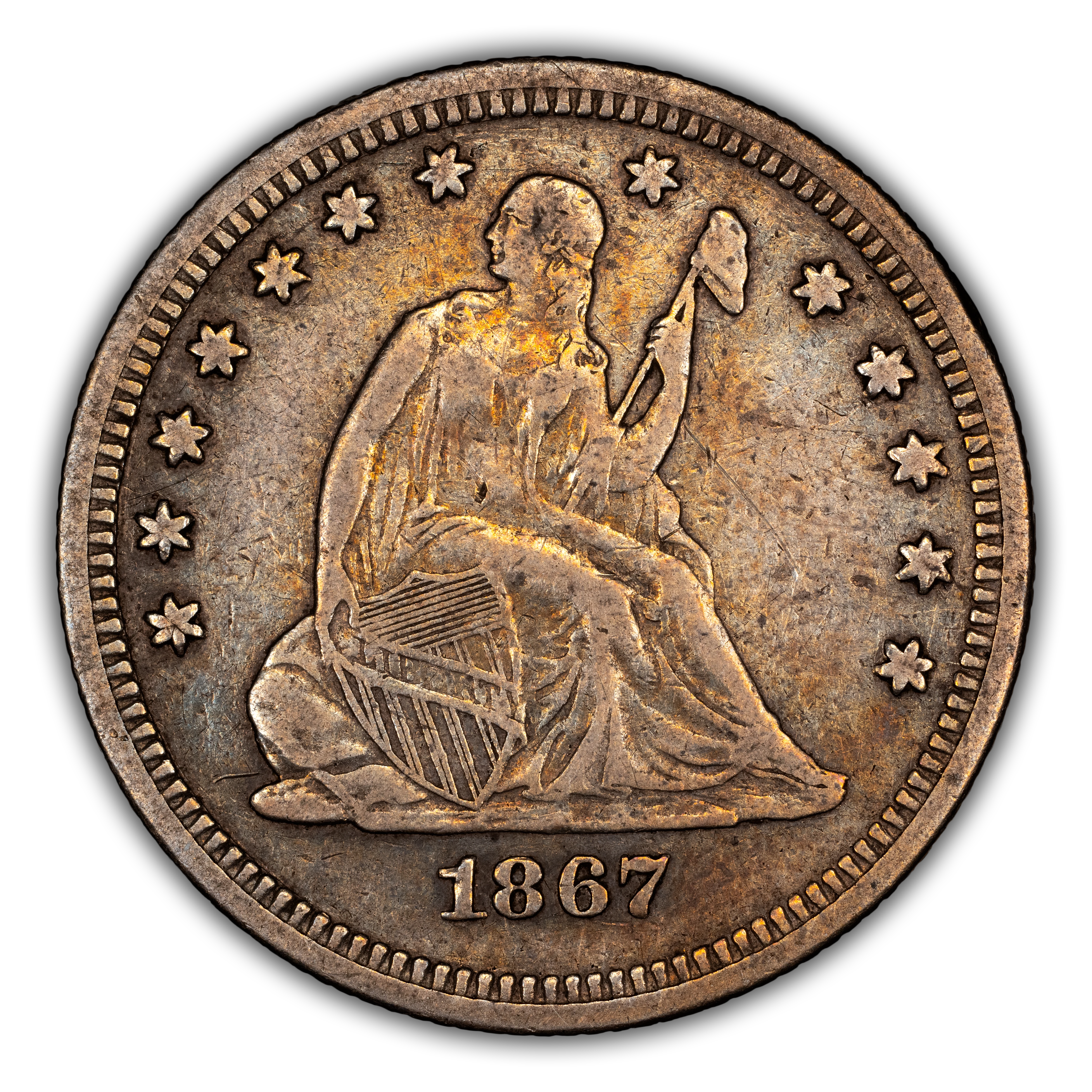 1867 25c MS