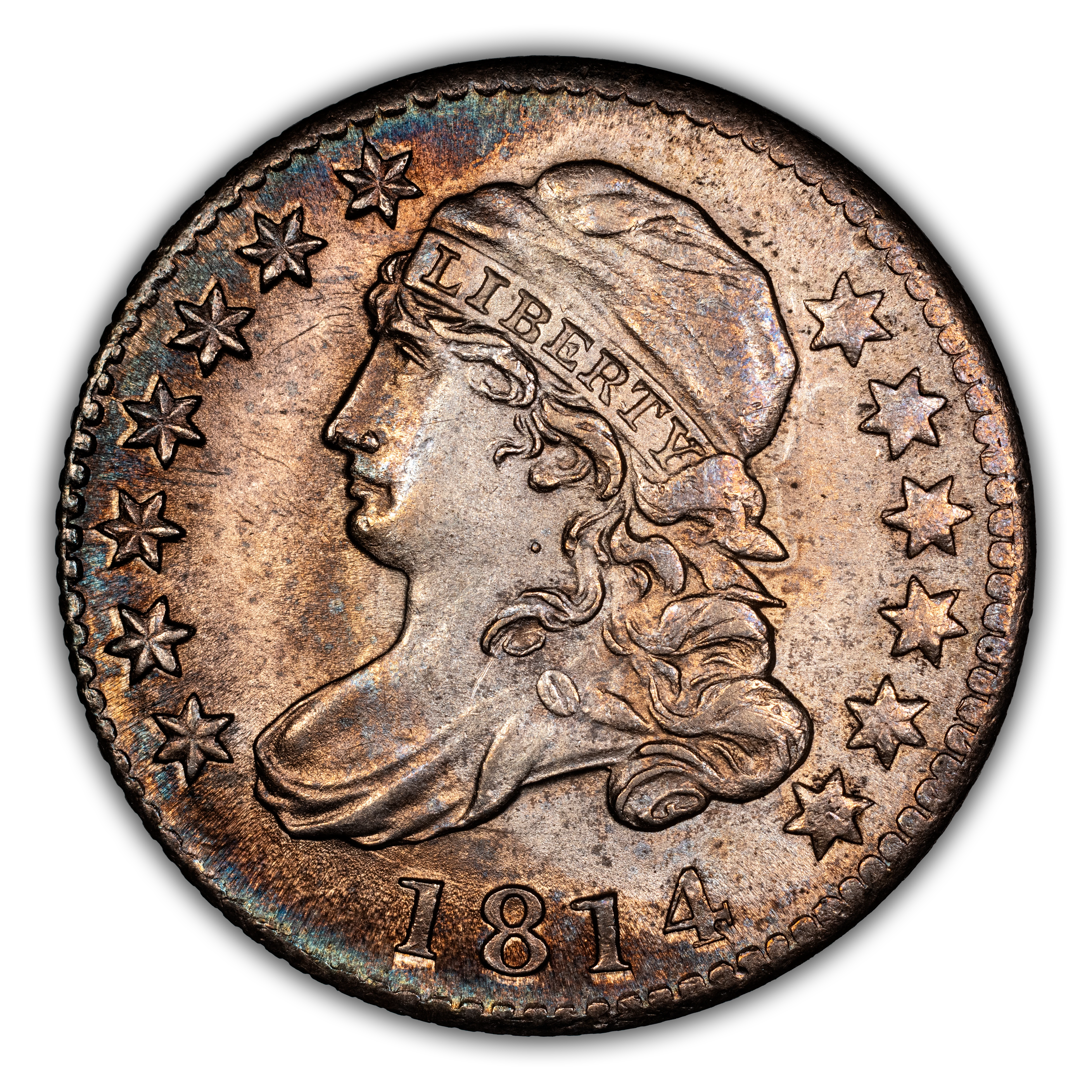 1814 10c Large Date MS