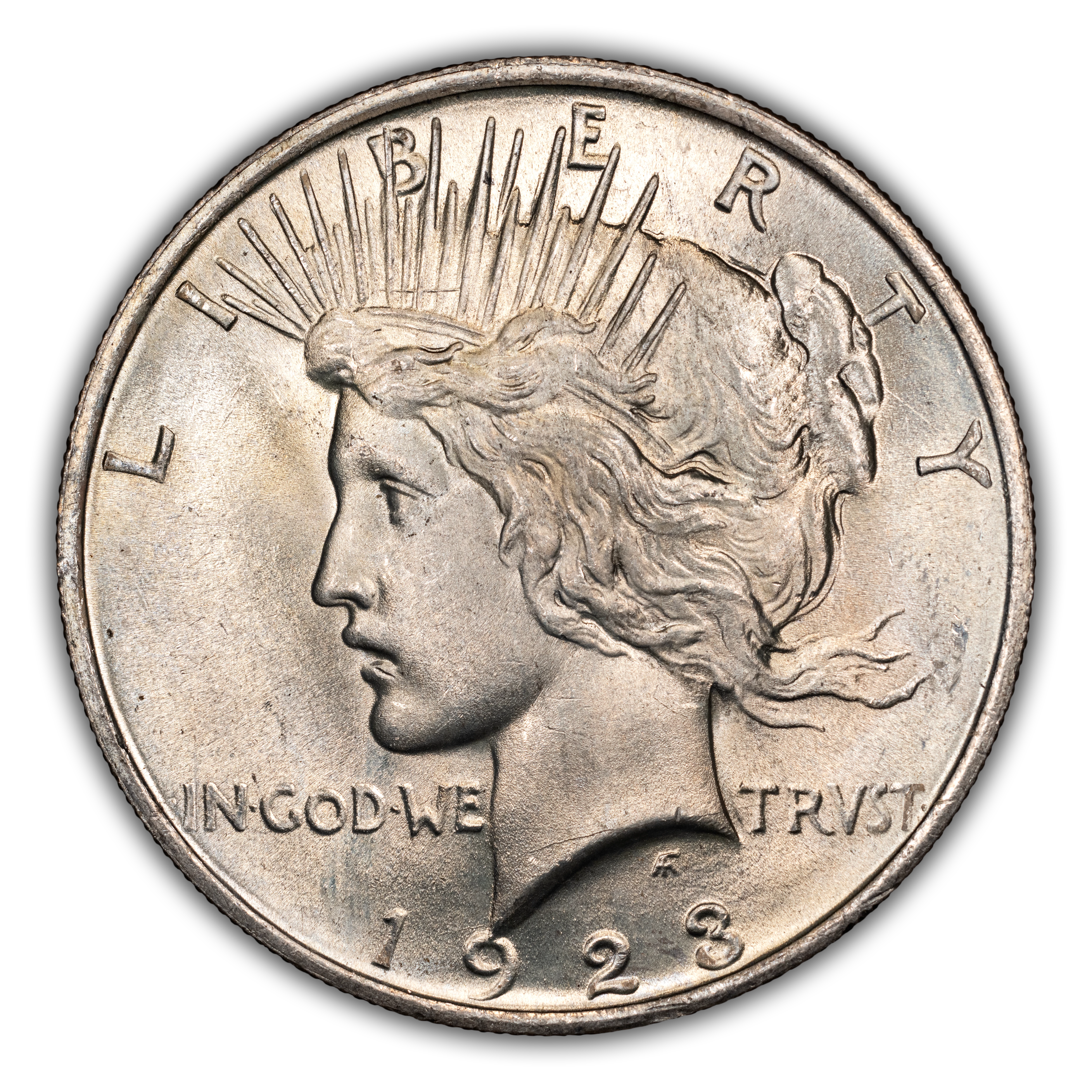 1923 $1 Tiara Die Gouge, VAM-1G MS