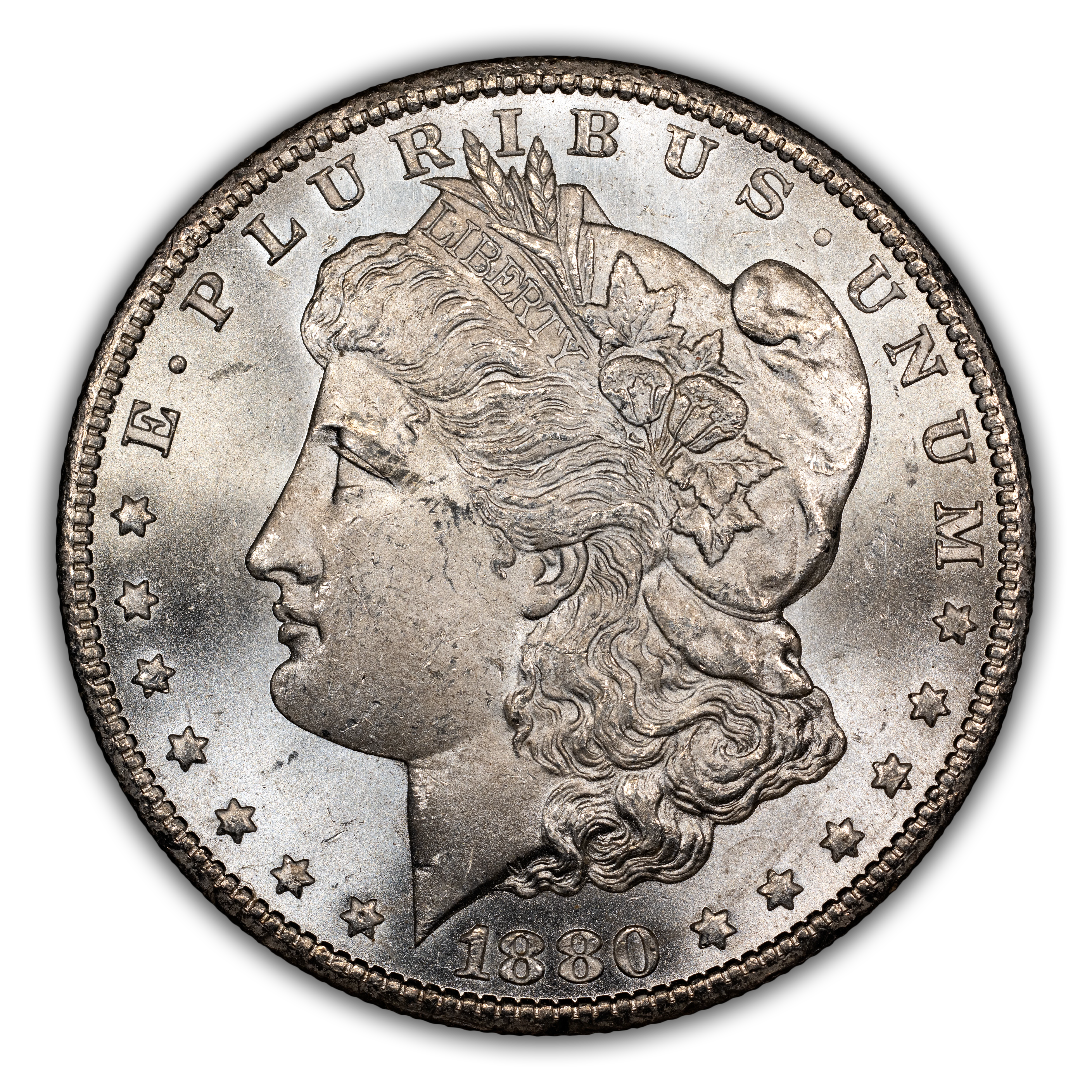 1880-CC $1 8/7, High 7, VAM-5 MS