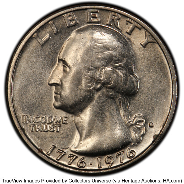 1976-D 25c Clad, Doubled Die Obverse, FS-101 MS