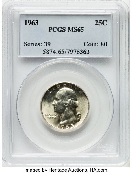 1963 Type B Reverse 2Nickel FS 901 MS Values | Greysheet